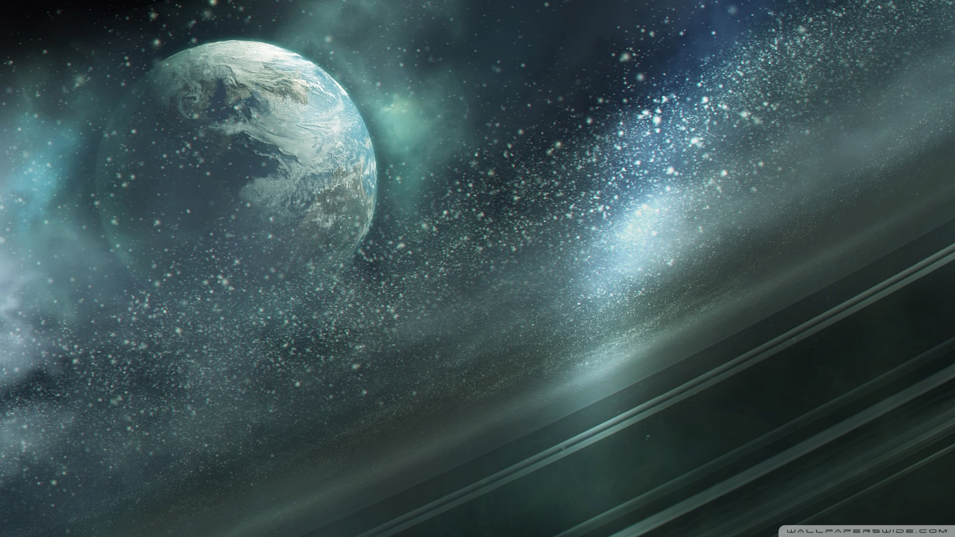 space, Halo Reach, 1080P, planet, science fiction, Halo, video games, HD Wallpaper