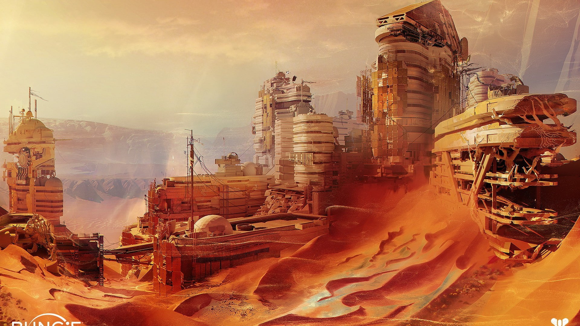 1080P, video, mars, 1920x1080, art, bungie, destiny, artistc, game, Concept, HD Wallpaper