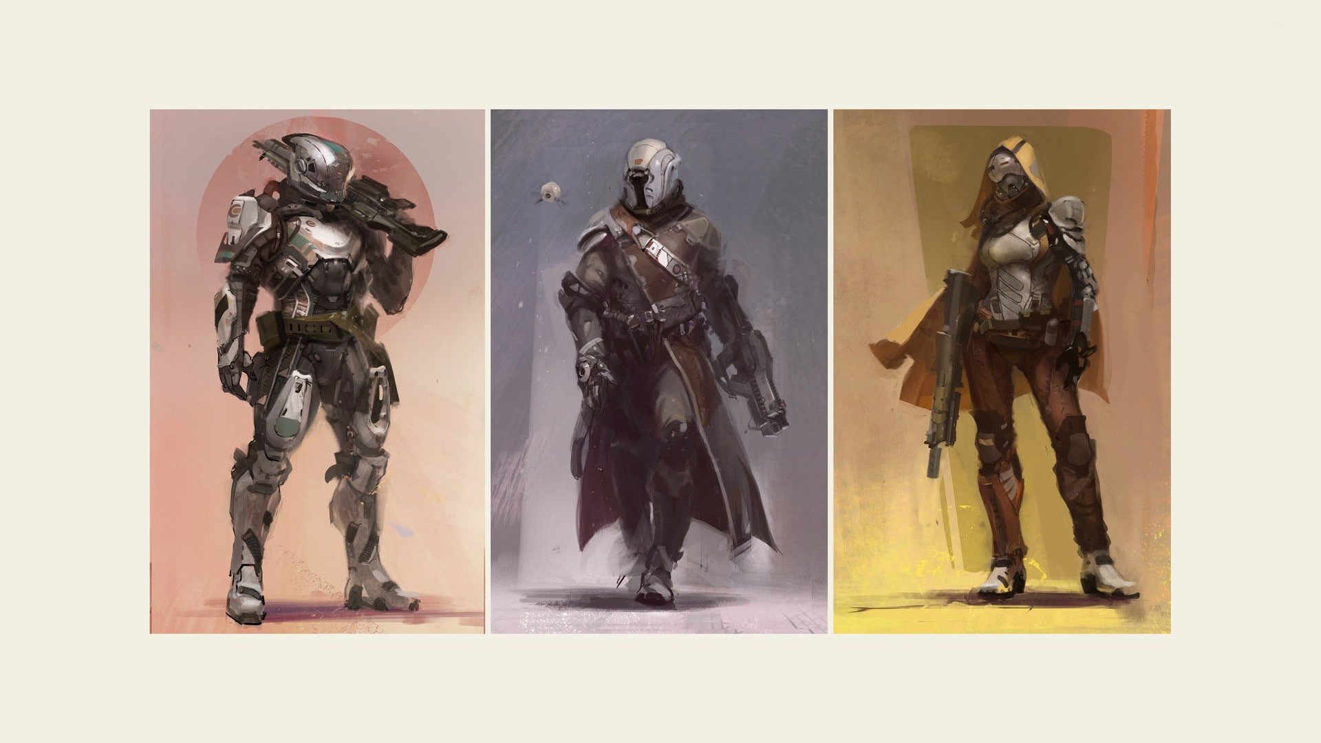 Destiny (video game), collage, Bungie, video games, artwork, 1080P, HD Wallpaper