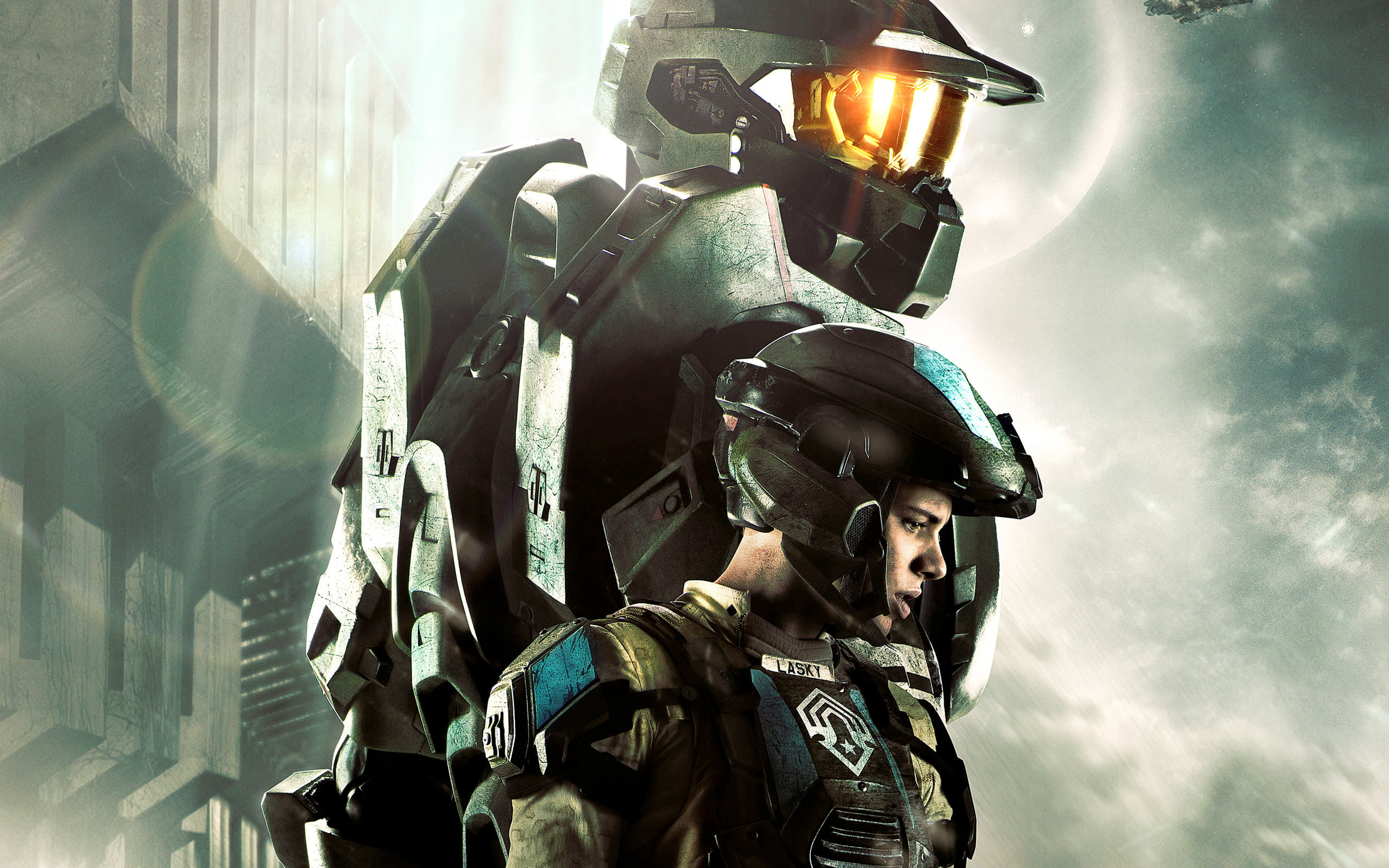 halo, human representation, work Helmet, outdoors, John-117, nATO, Chief, sky, war, surveillance, gun, terrorism, pistol, oPS, sculpture, Sierra 117, operator, HD Wallpaper