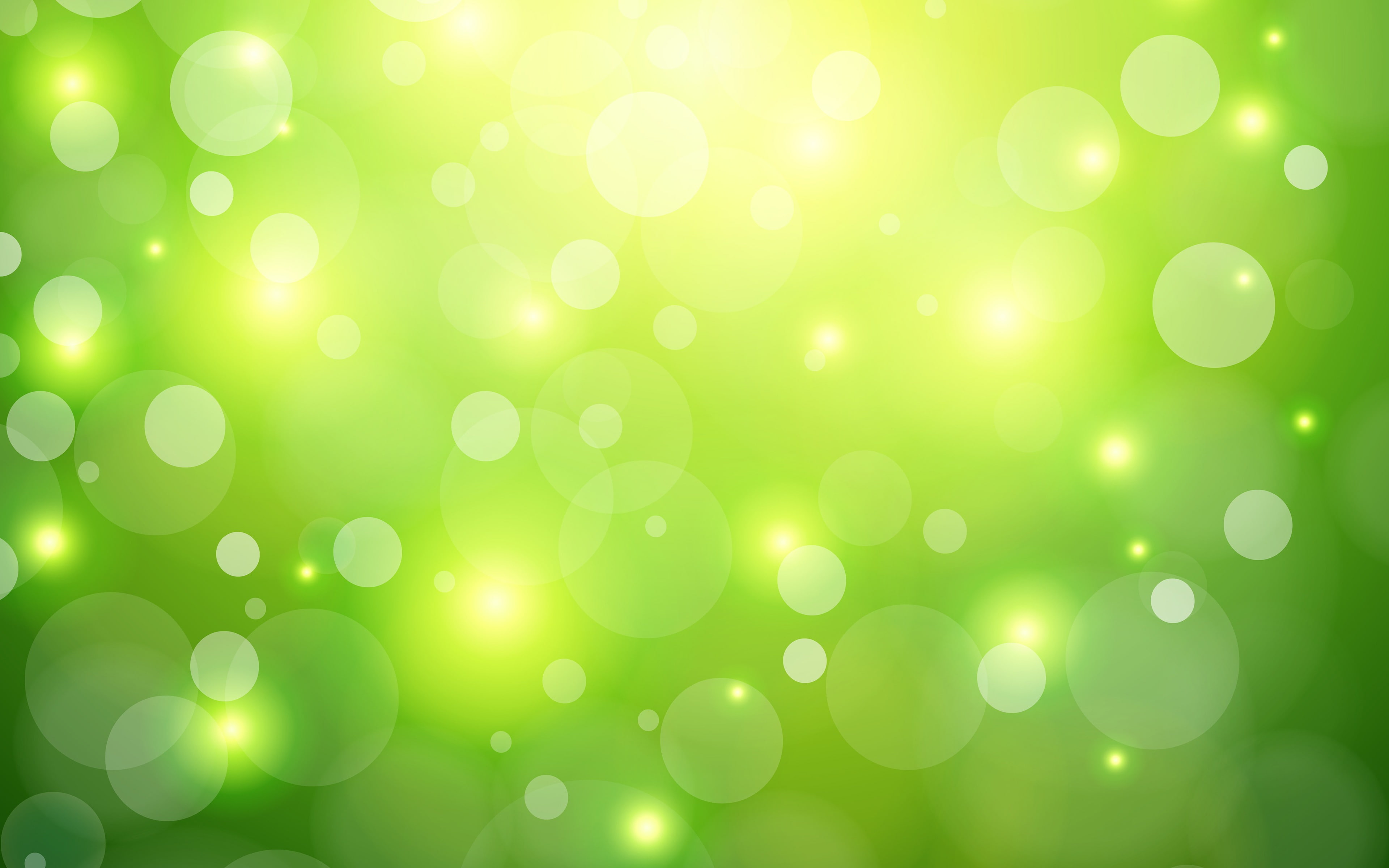 pattern, copy space, hd, decoration, bright, nature, holiday - event, background, green color, backgrounds, textured effect, circle, shape, halo, 4K, geometric shape, HD Wallpaper