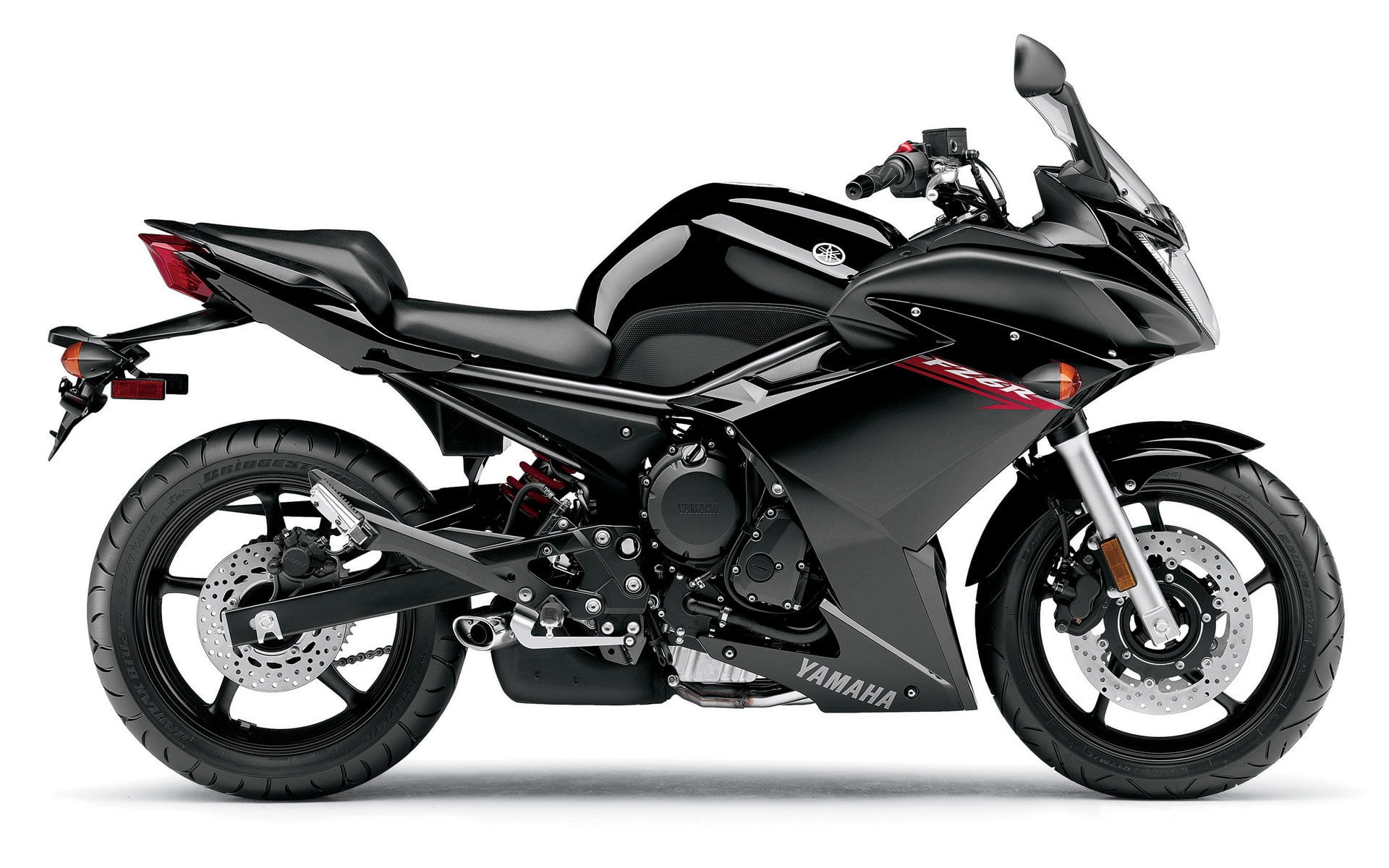 black, hd, bikes, motorcycles, bikes and motorcycles, yamaha, fzr, 1080P, fz6r, HD Wallpaper