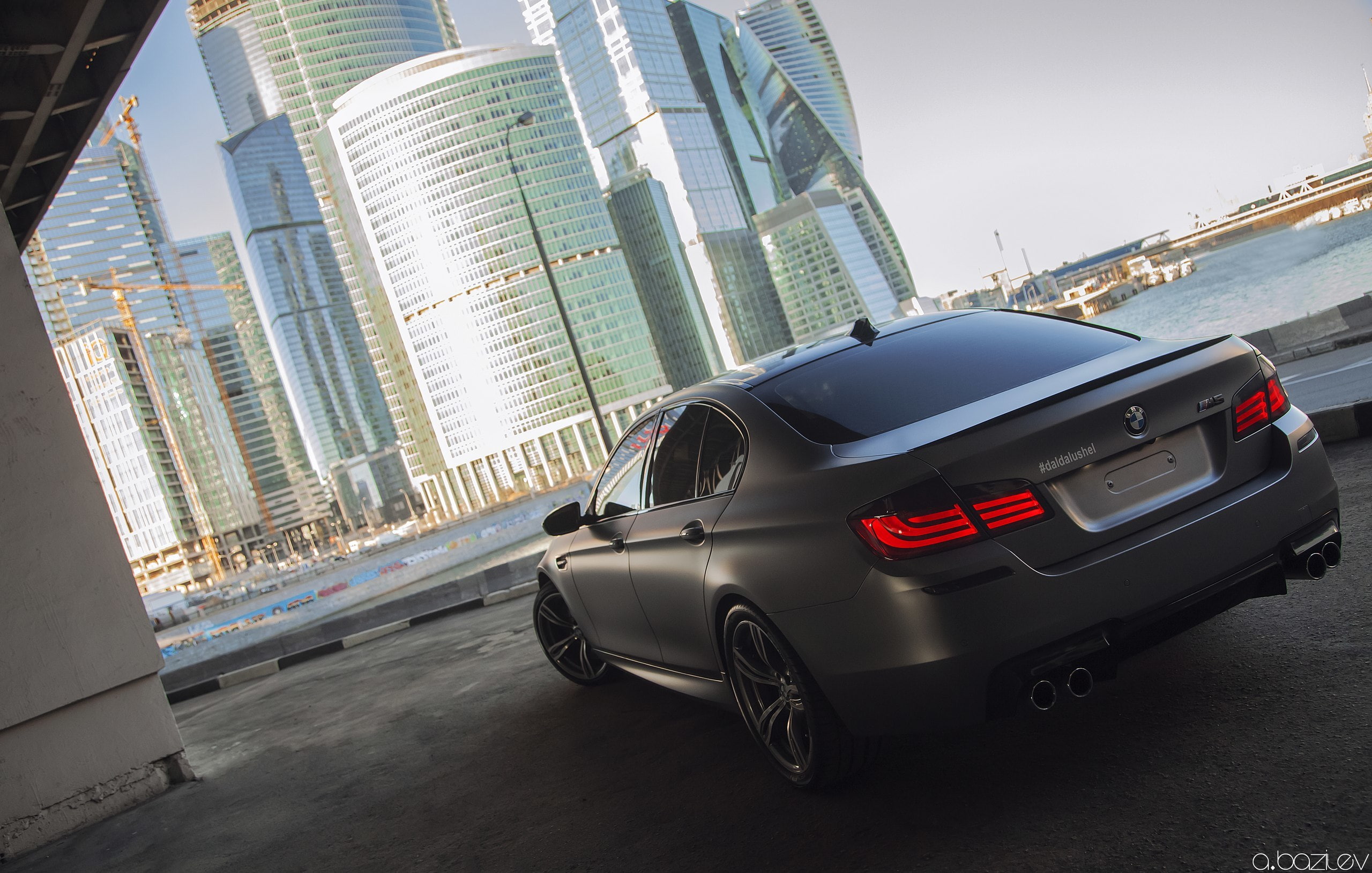 Alexander Bazylev, exhaust, auto, Alex Bazilev, Alexander Bazilev, building, BMW, photographer, photography, 2K, feed, machine, HD Wallpaper