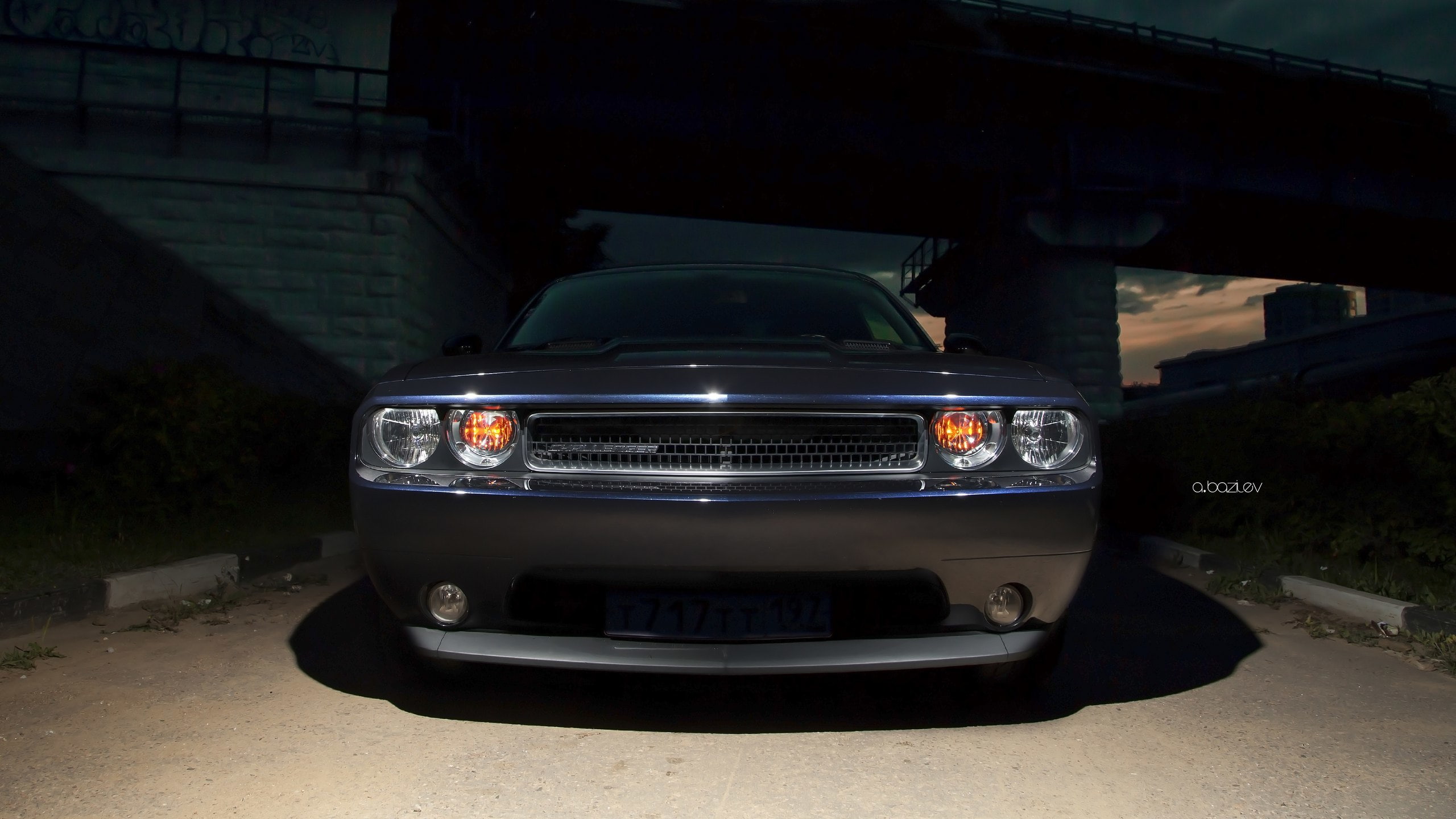grille, machine, Alexander Bazilev, Alexander Bazylev, photographer, 2K, auto, photography, Alex Bazilev, Dodge, before, HD Wallpaper