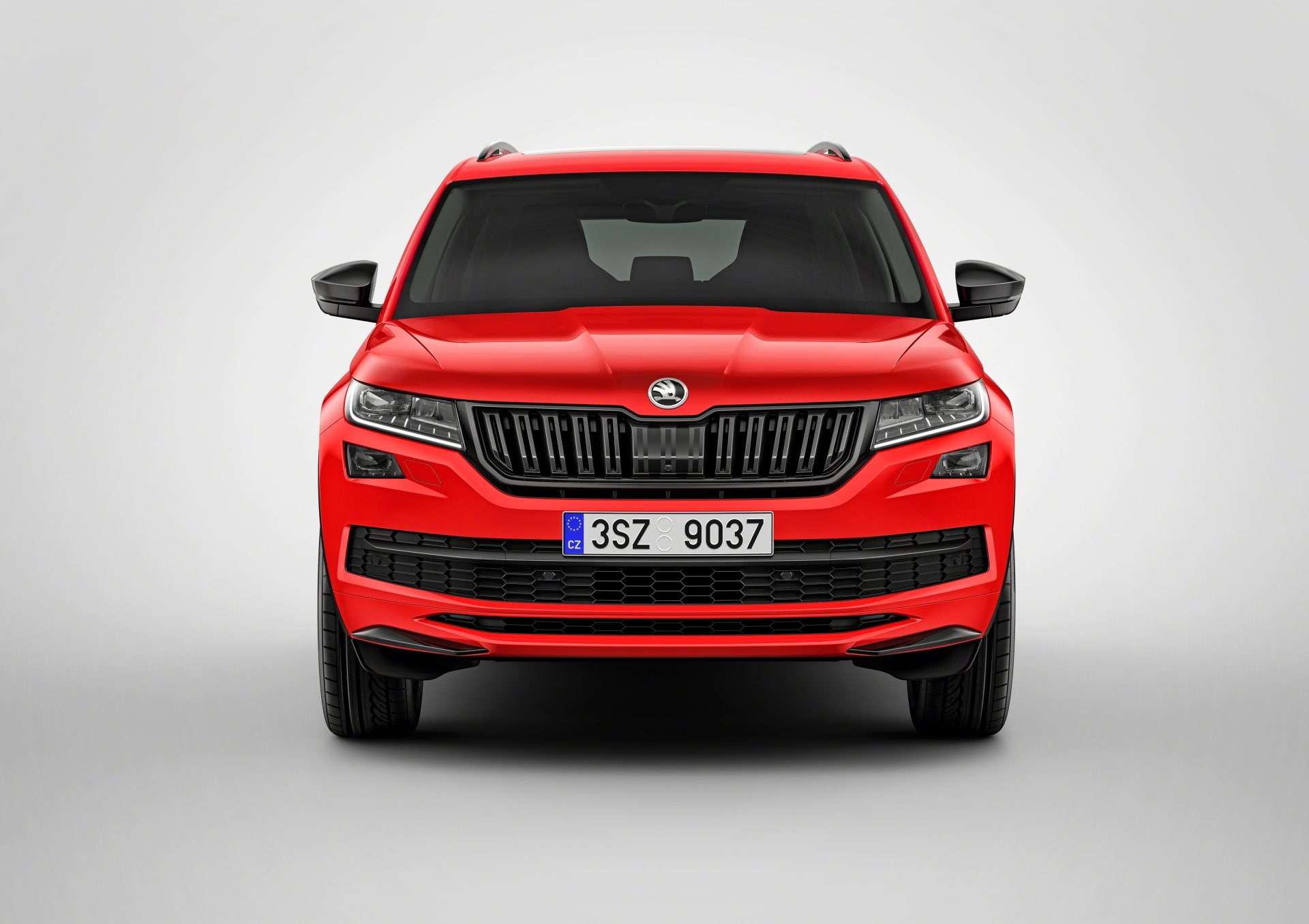 SUV, Car, Skoda Kodiaq, Red Car, Skoda, 1080P, Vehicle, HD Wallpaper