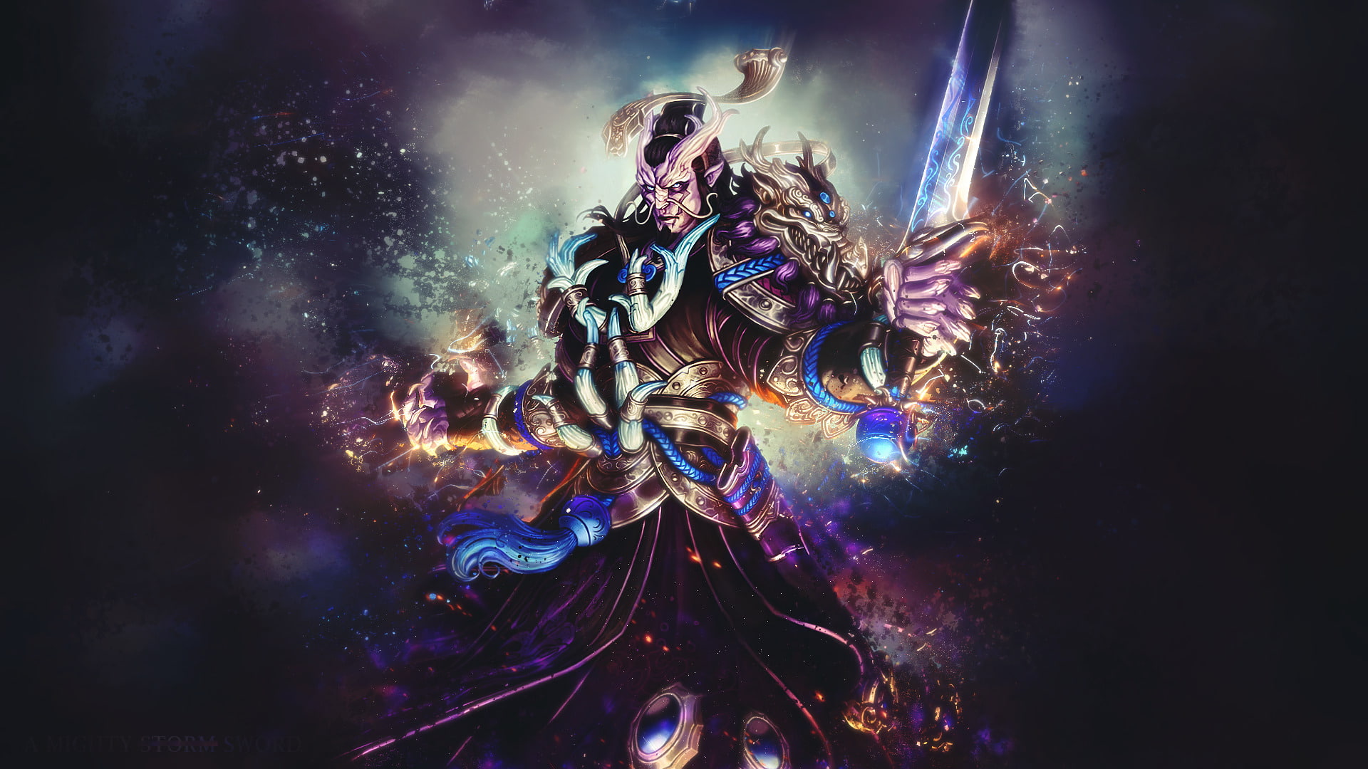 Video Game, 1080P, Ao Kuang (Smite), Smite, HD Wallpaper