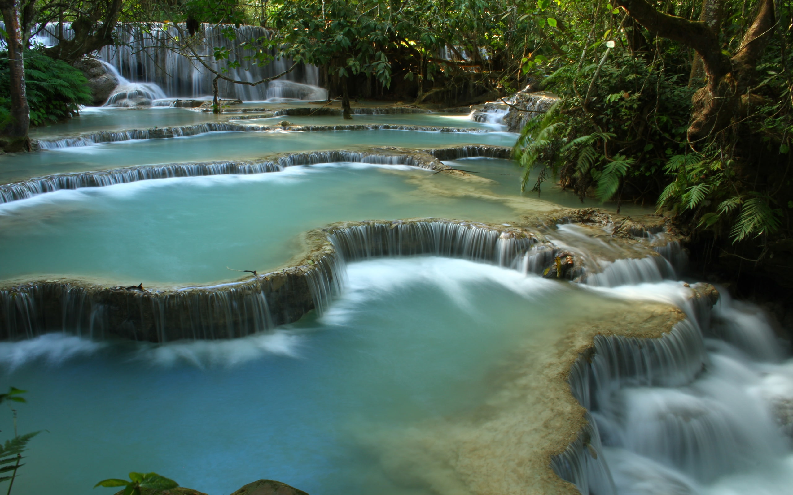 2K, si, kuang, waterfall, HD Wallpaper