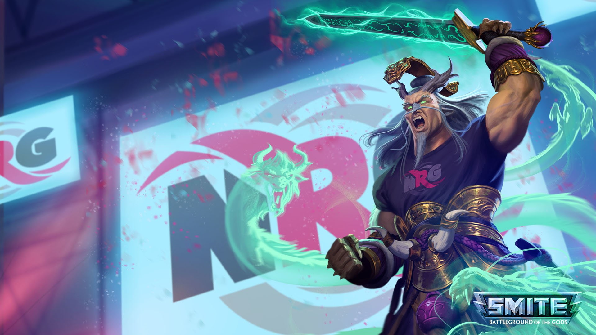 Smite, Video Game, Ao Kuang (Smite), 1080P, HD Wallpaper
