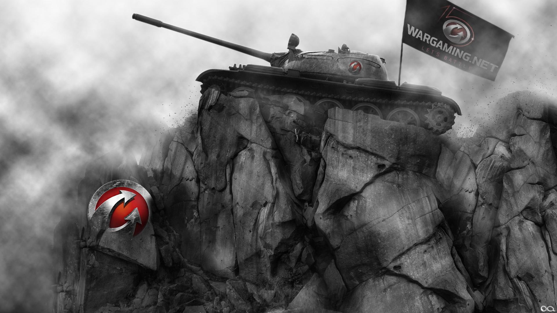 crag, 1080P, world of tanks, tanks from games, tanks, games, t, world, HD Wallpaper