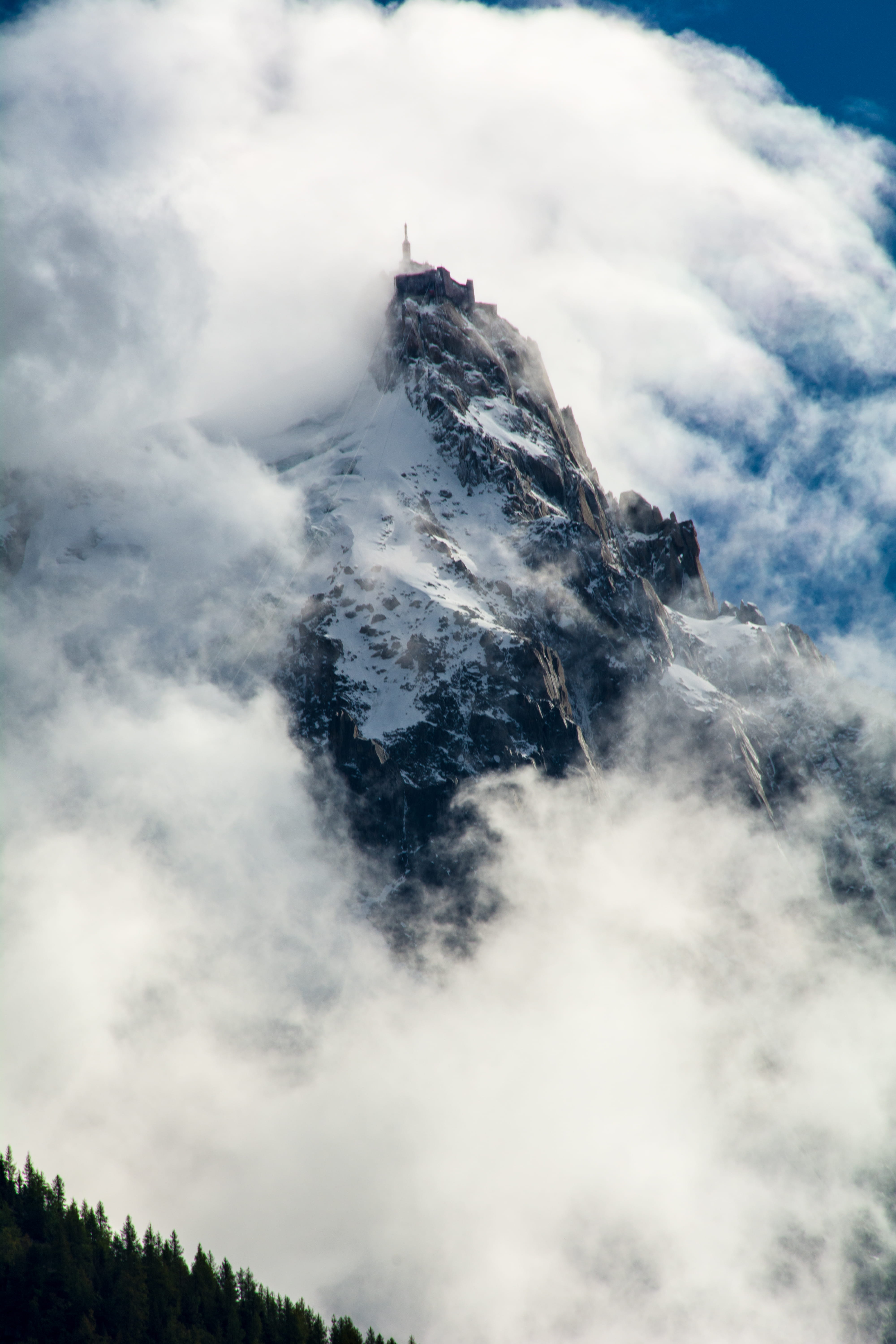 crag, mountain Peak, cloudscape, low angle view, nature, no People, cold temperature, hill, snowcapped mountain, european Alps, outdoors, environment, winter, Phone HD Wallpaper