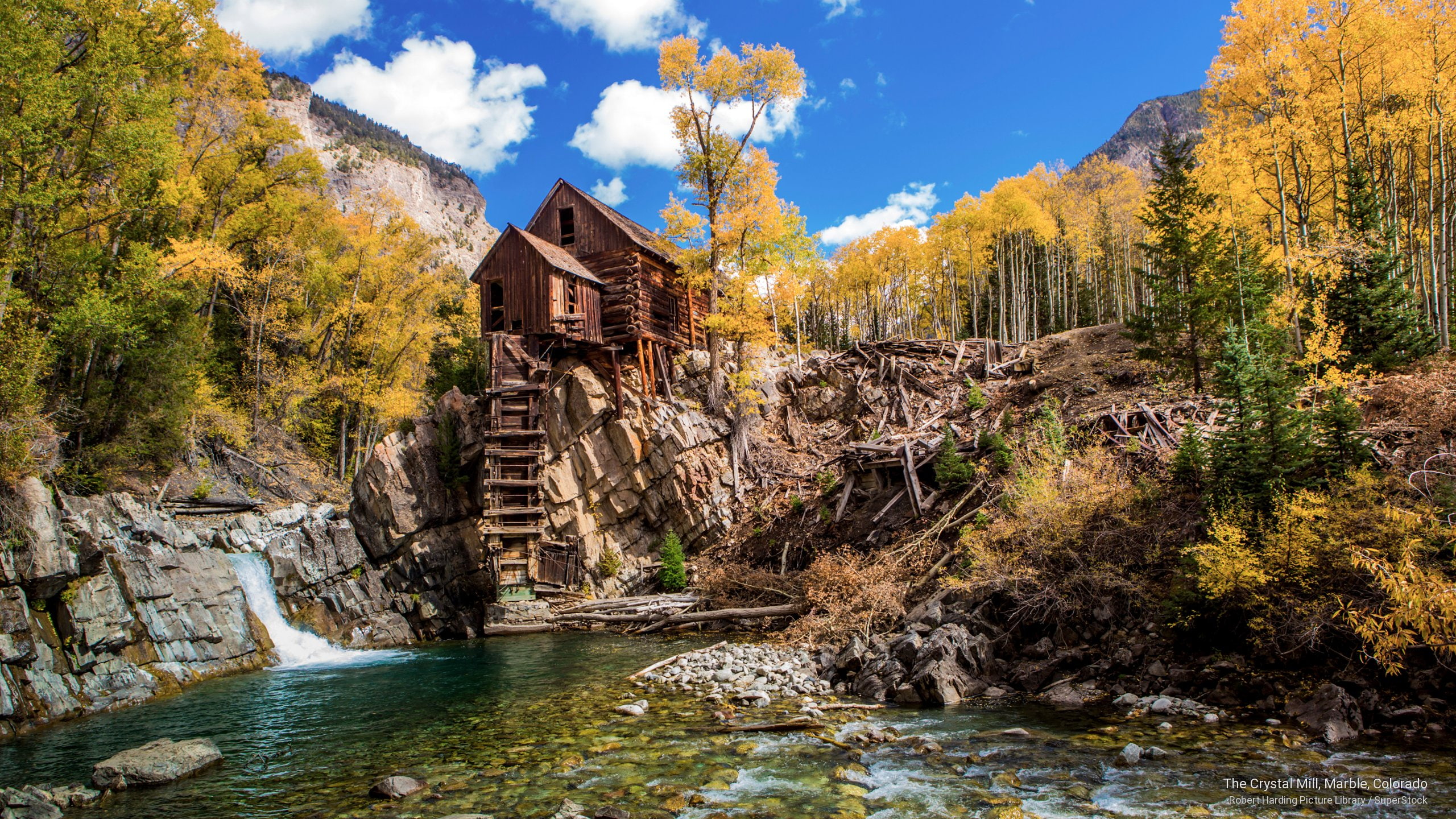 Fall, colorado, crystal, marble, 2K, mill, HD Wallpaper