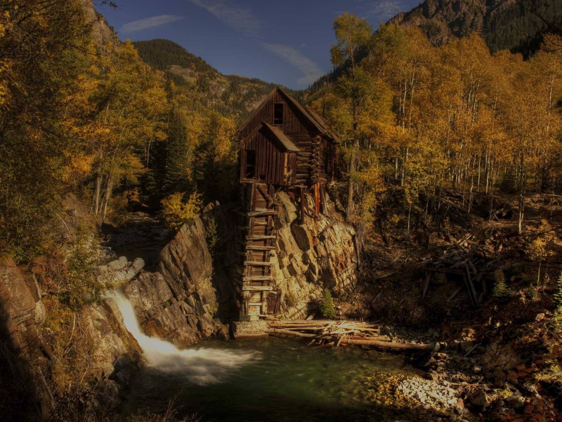 Man Made, Crystal Mill, 1080P, HD Wallpaper