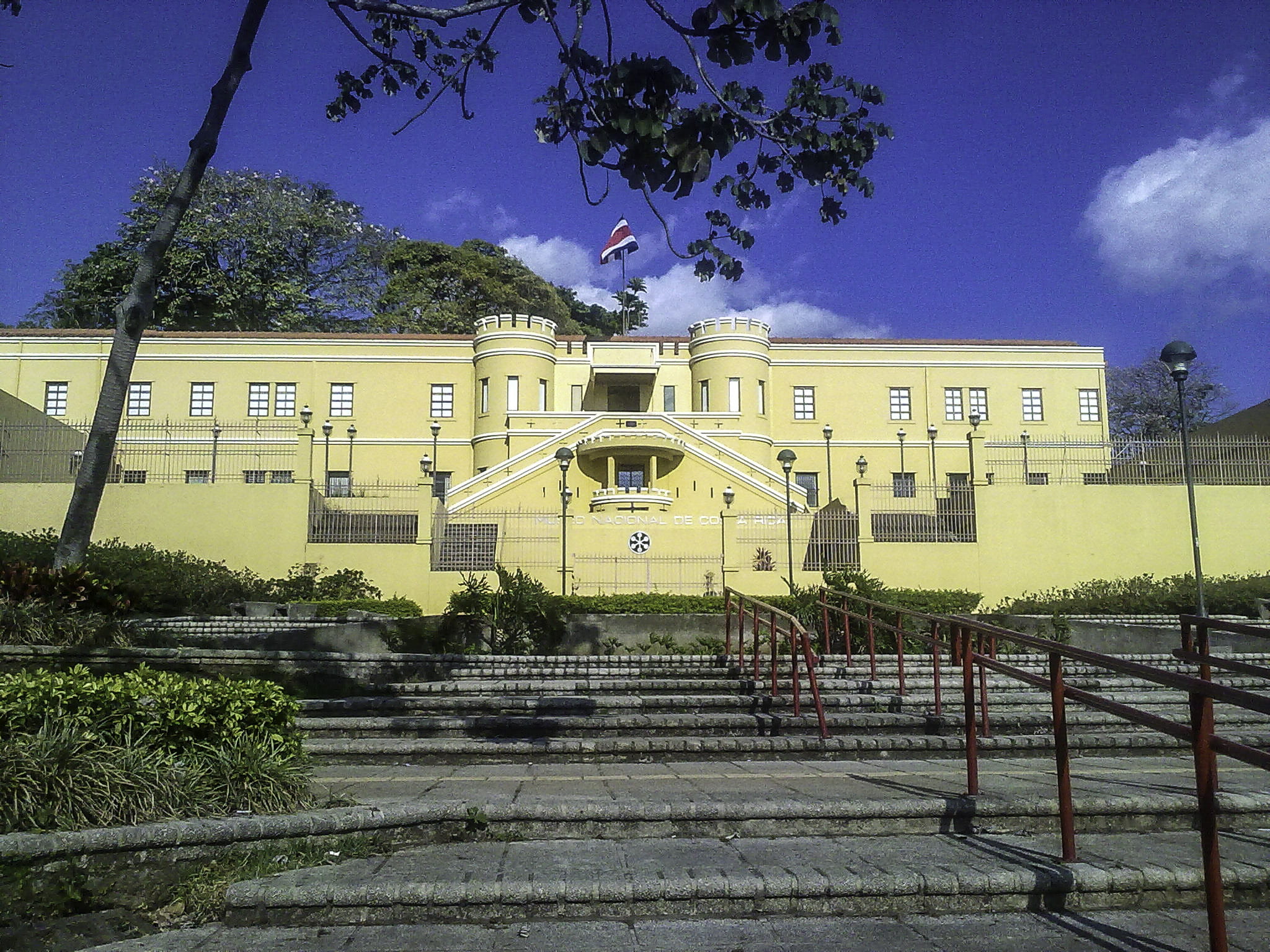 protection, National Museum of Costa Rica, building, city, plant, san, nature, jose, national, staircase, day, building Exterior, built structure, barrier, HD Wallpaper