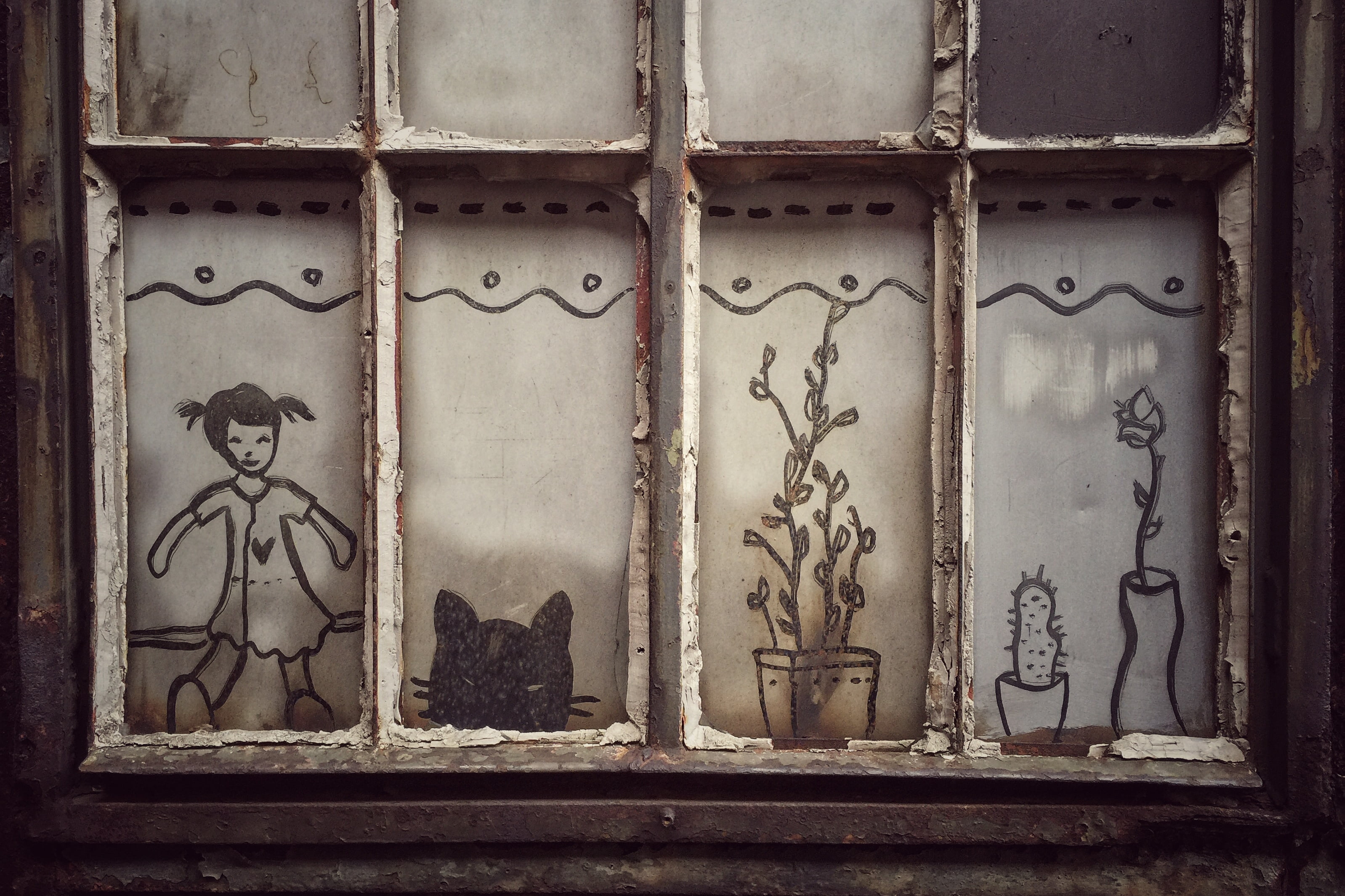 iPhone, decorative, Landschaftspark, 2K, architecture, sash, closed, duisburg, window, play, old, sash window, HD Wallpaper