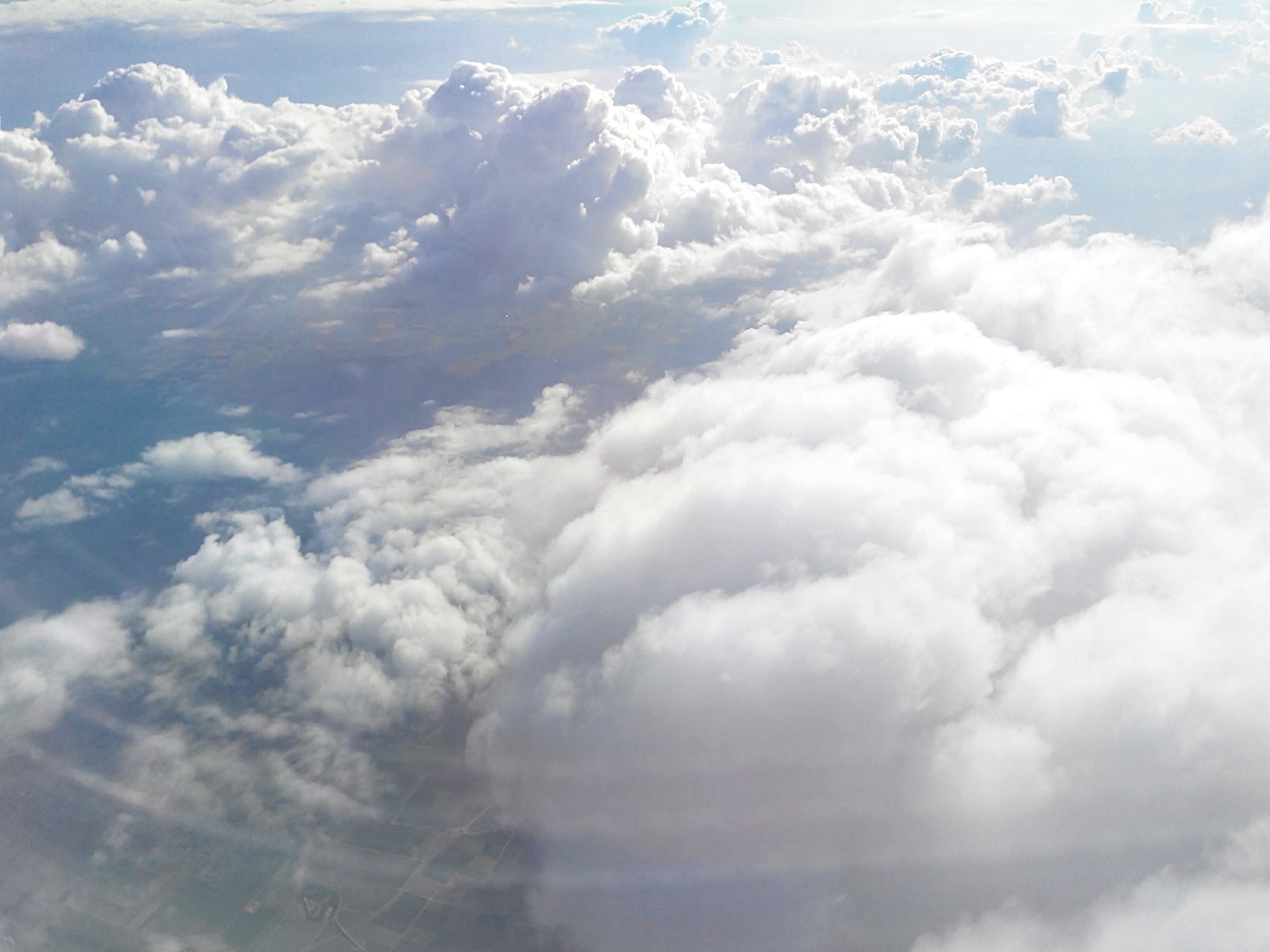tranquility, cloud - Sky, aircraft, travel, aviation, space, nature, aerial View, air traffic, fly, cloudscape, softness, 2K, holiday flight, outdoors, HD Wallpaper