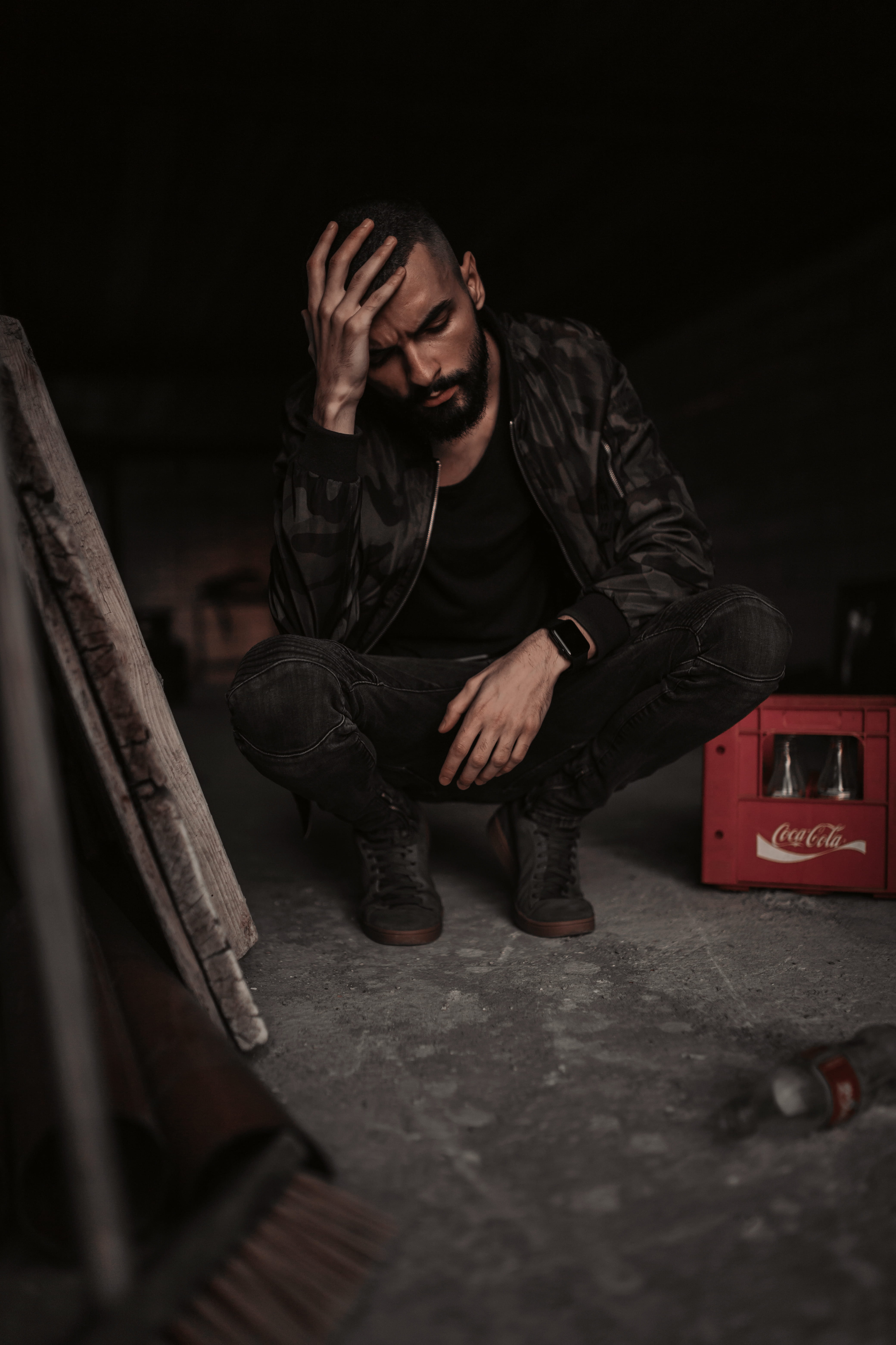 danger, keeling, coca, clothe, frustration, only Men, males, portrait, coca cola, men, violence, gangster, loneliness, explore, depression - Sadness, hipster, Phone HD Wallpaper
