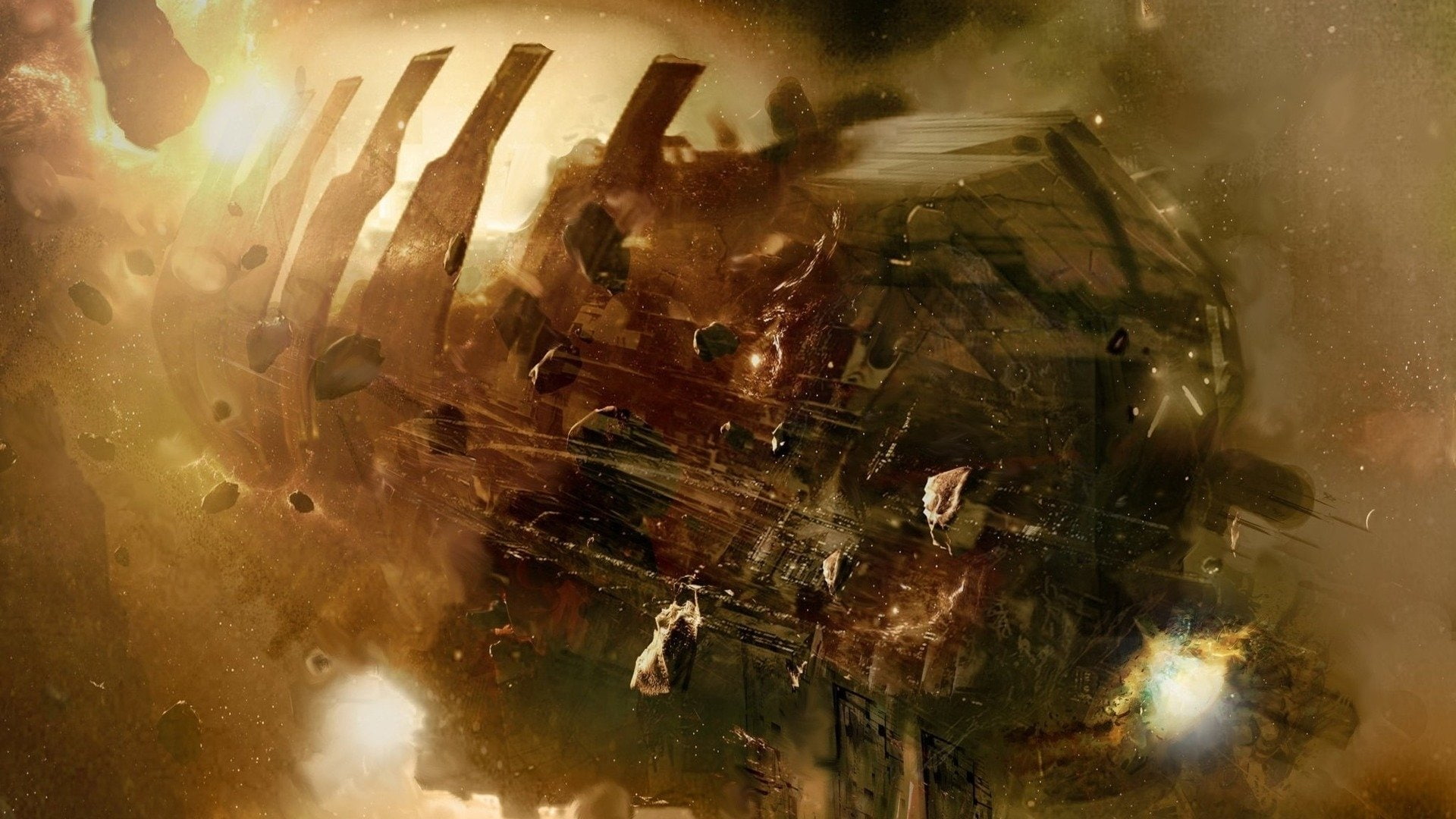Usg Ishimura, 1080P, Dead Space, HD Wallpaper