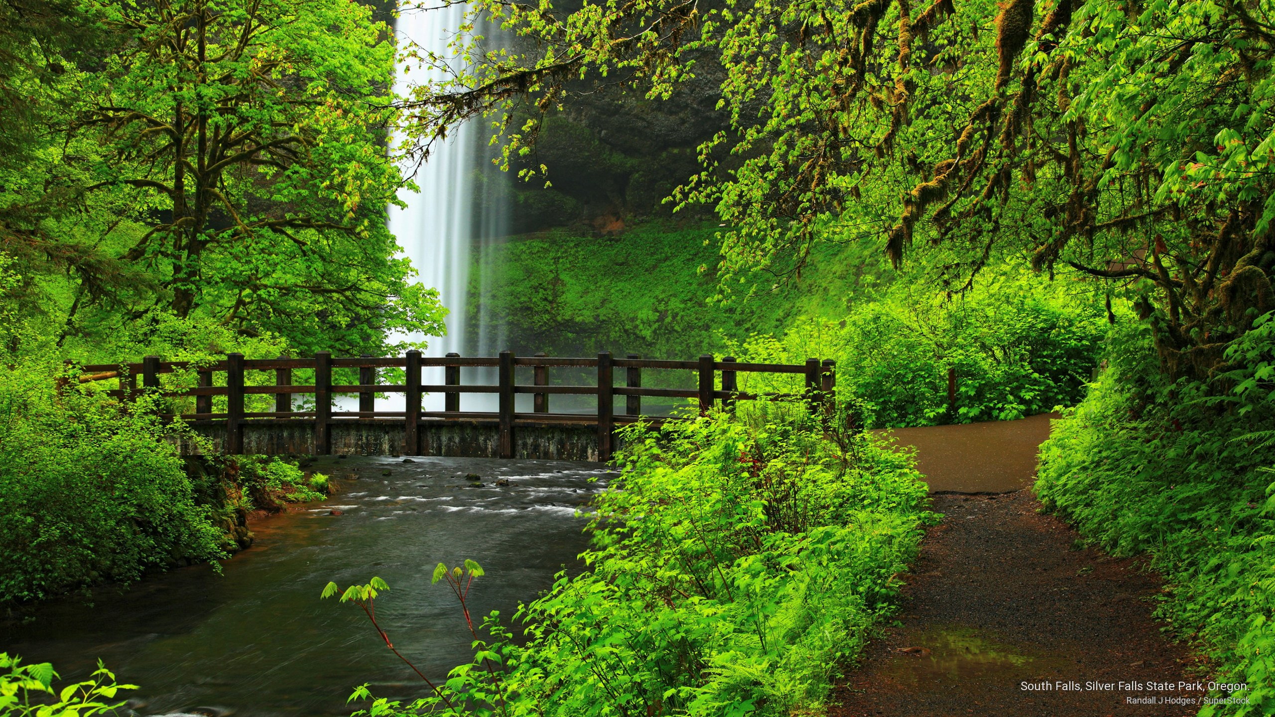 south, silver, state, falls, Waterfalls, 2K, oregon, park, HD Wallpaper