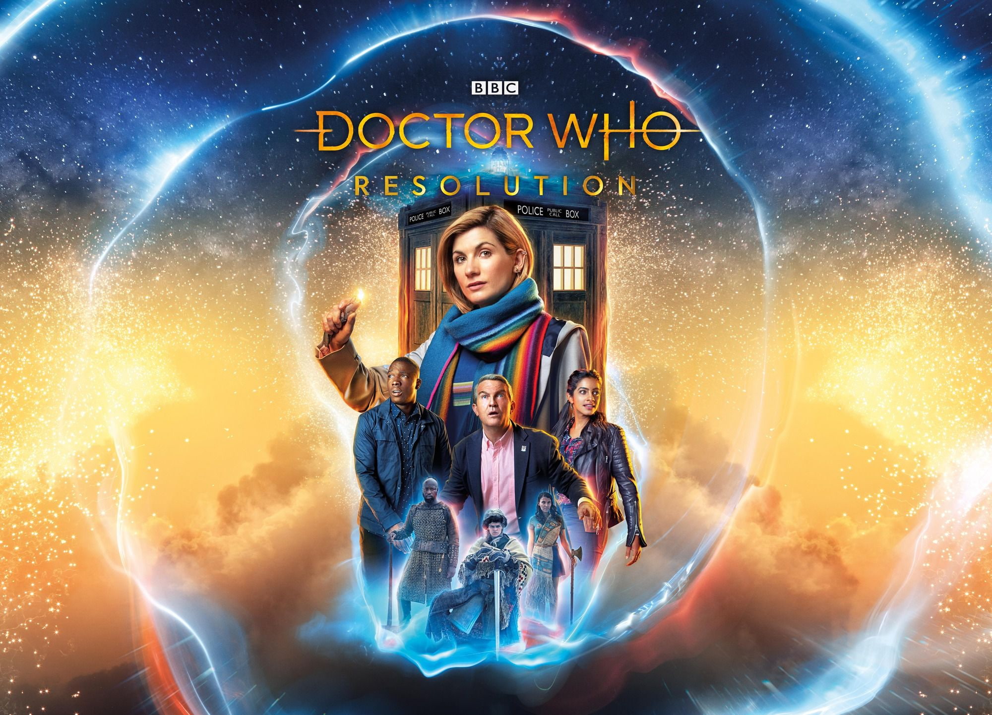 Bradley Walsh, Doctor Who, Mandip Gill, 1080P, Tosin Cole, TV Show, Jodie Whittaker, HD Wallpaper
