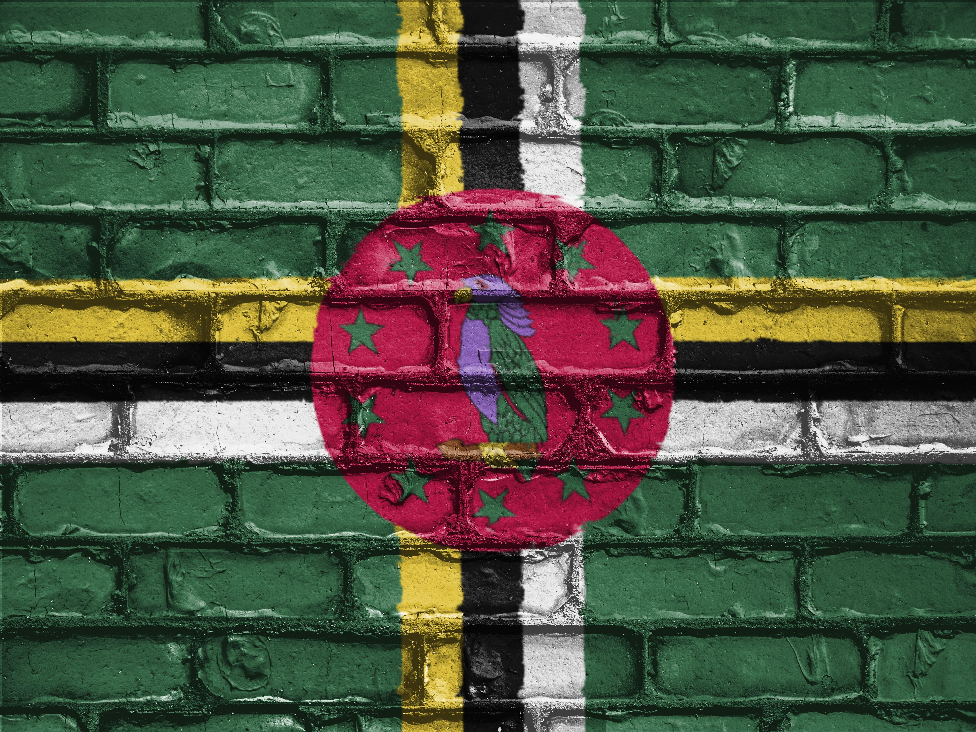 patriotism, patriot, red, symbol, patriotic, pattern, graffiti, dominica, nation, multi colored, architecture, brick, art and craft, pink color, no people, HD Wallpaper