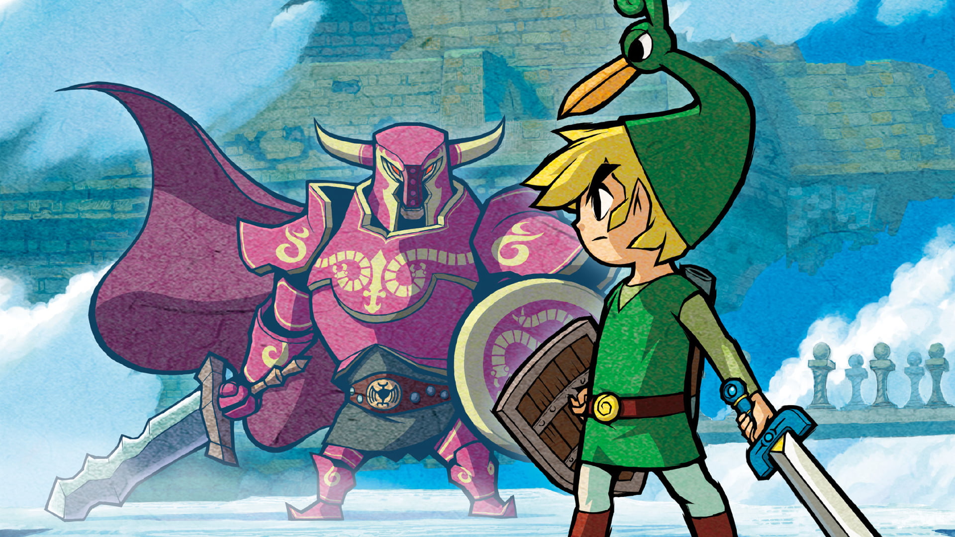 Link, Zelda, The Legend Of Zelda: The Minish Cap, 1080P, HD Wallpaper
