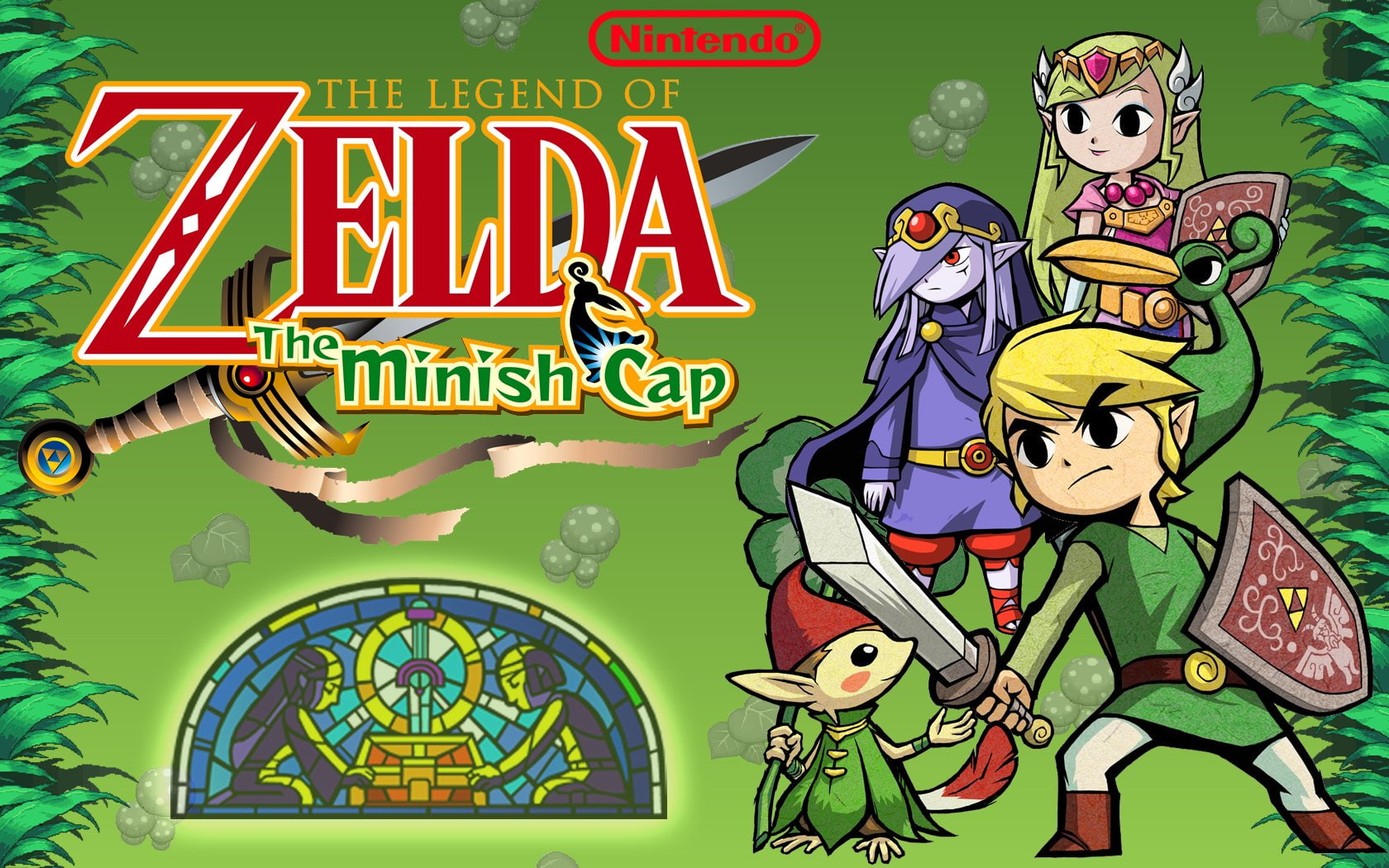 The Legend Of Zelda: The Minish Cap, Link, Zelda, 720P, Ezlo (The Legend Of Zelda), Vaati (The Legend Of Zelda), HD Wallpaper