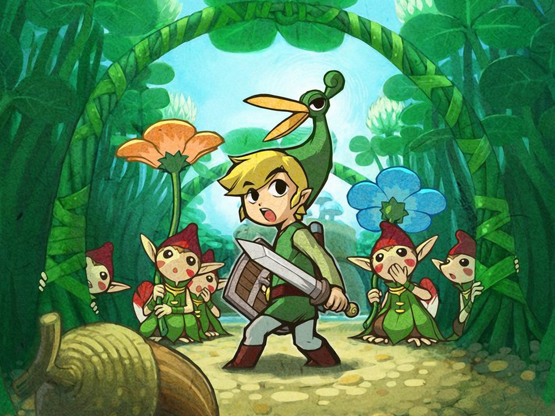 Zelda, The Legend Of Zelda: The Minish Cap, 1080P, HD Wallpaper