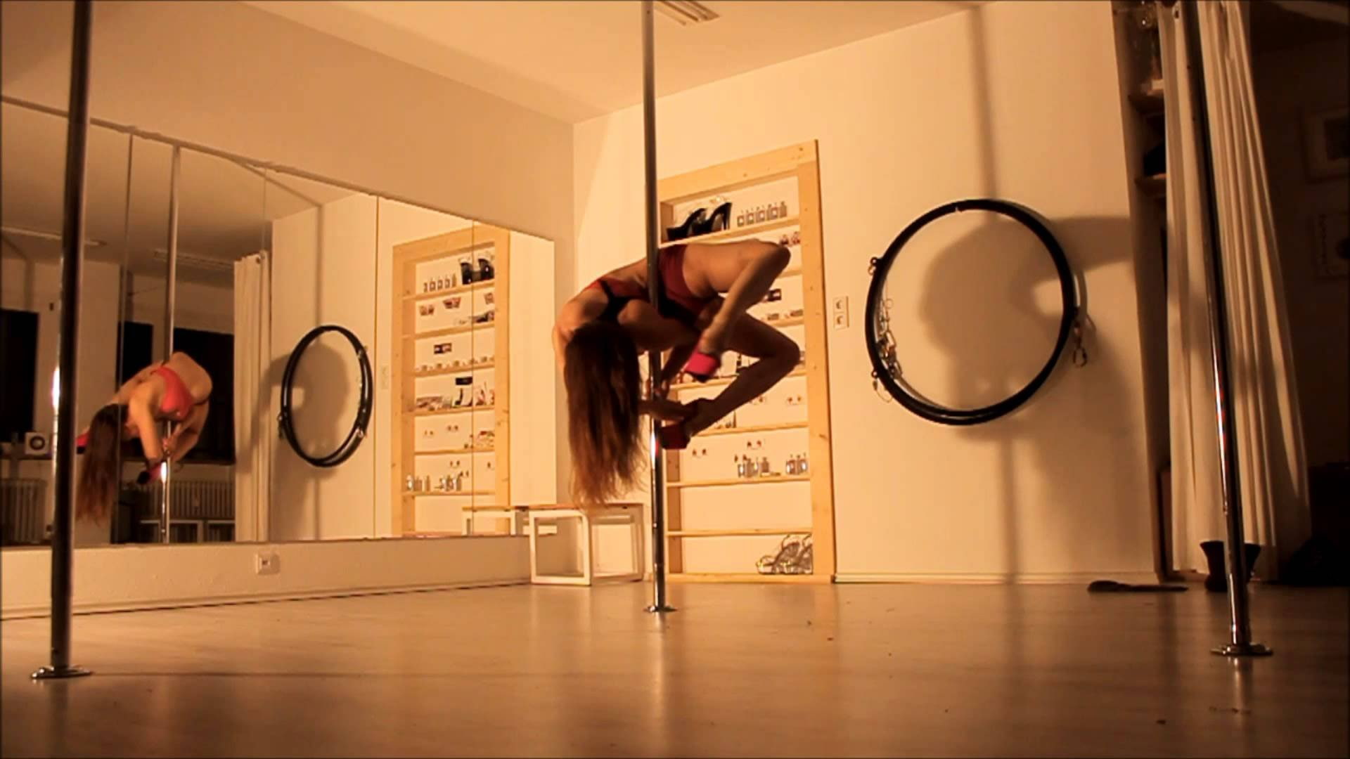 babe, dance, dancing, pole, sexy, 1080P, fitness, HD Wallpaper