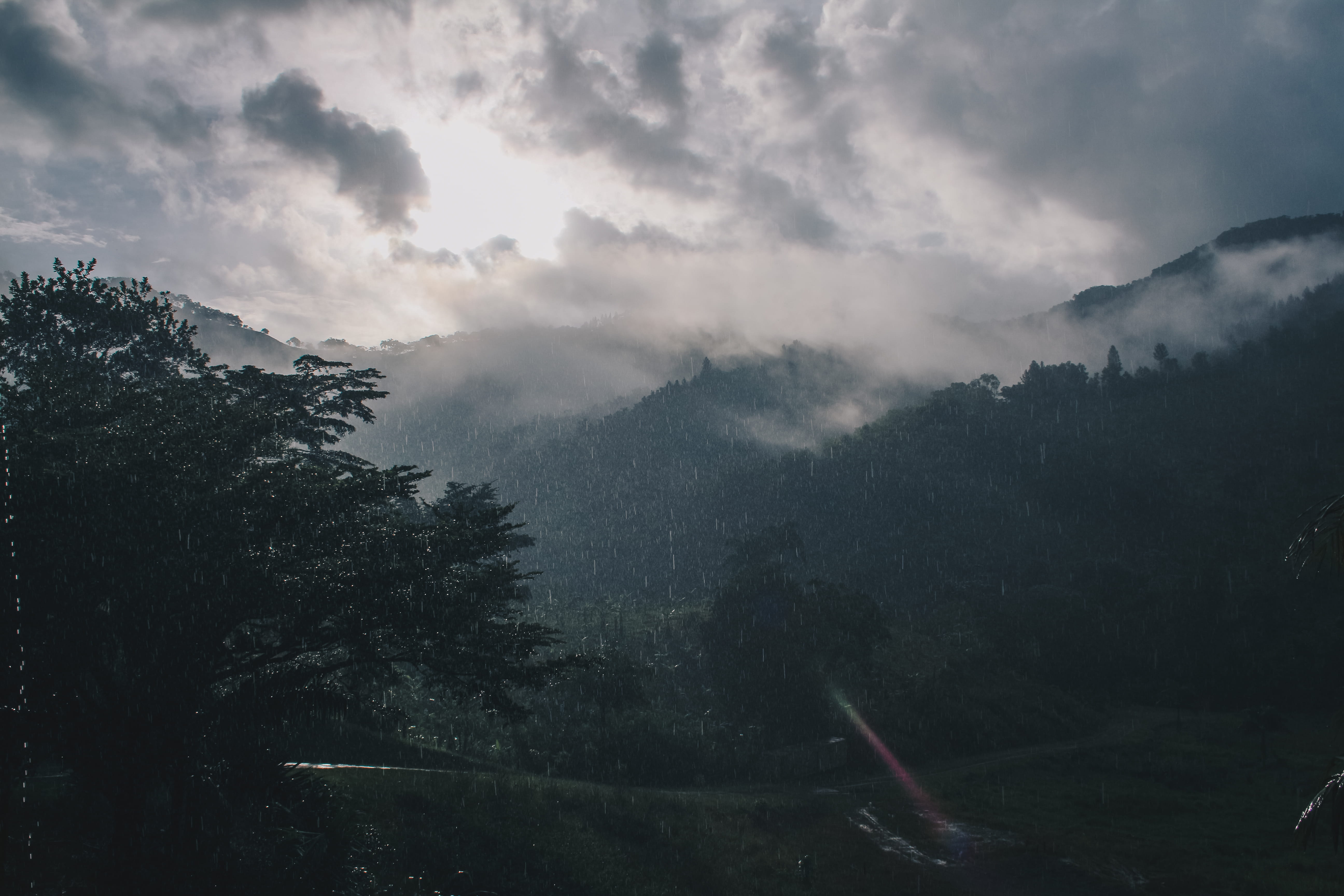 landscape, tree, idyllic, mountain, cloud - sky, tranquil scene, outdoors, beauty in nature, dominican republic, nature, tranquility, bonao, scenics - nature, HD Wallpaper