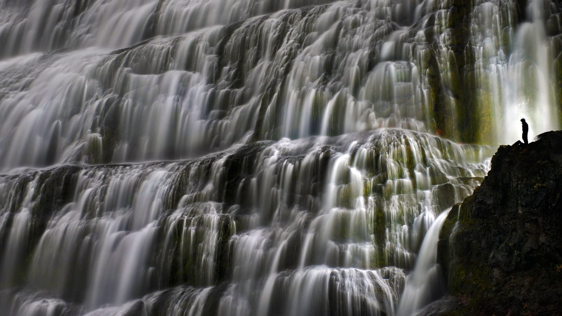 Bing, photography, rock - object, water, flowing water, no people, land, motion, power in nature, blurred motion, nature, rock formation, solid, scenics - nature, HD Wallpaper