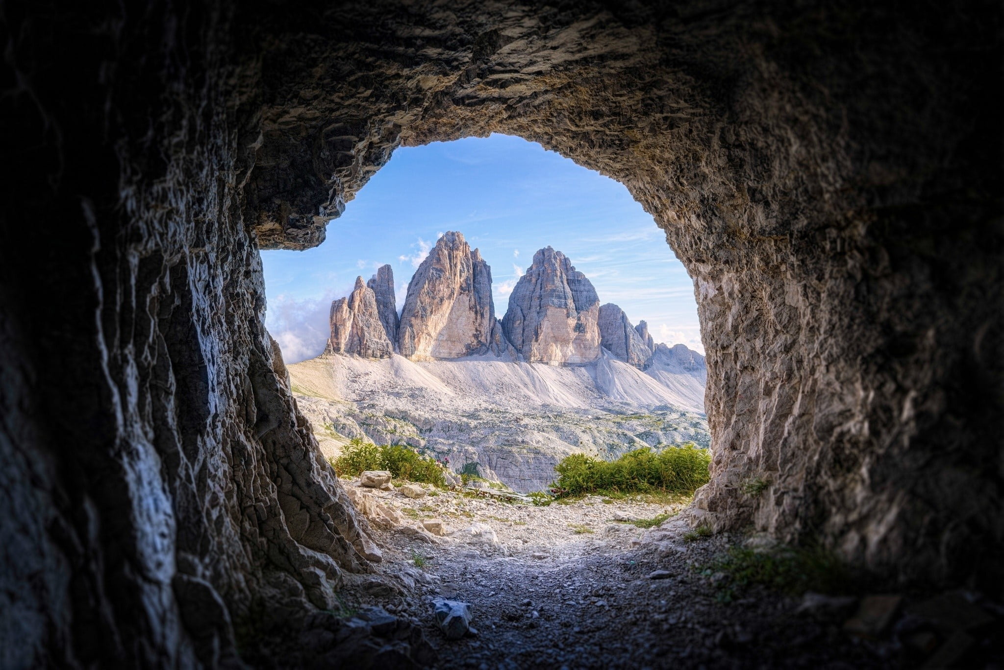 1080P, leafed, travel destinations, day, eroded, land, nature, mountains, beauty in nature, natural arch, mountain, landscape, non-urban scene, arch, plant, HD Wallpaper