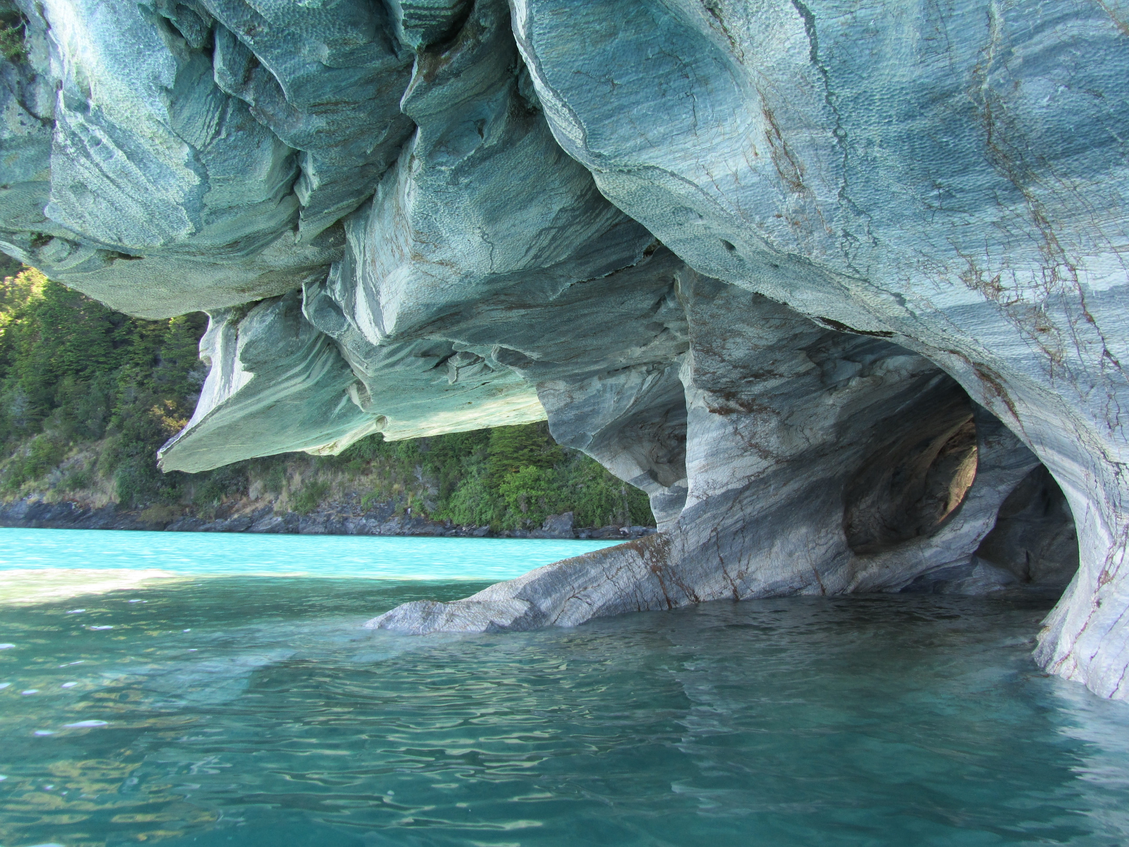 geology, sea, waterfront, solid, undermines, water, nature, rock formation, cave, turquoise colored, body, marble cave, tranquility, 4K, scenics - nature, HD Wallpaper