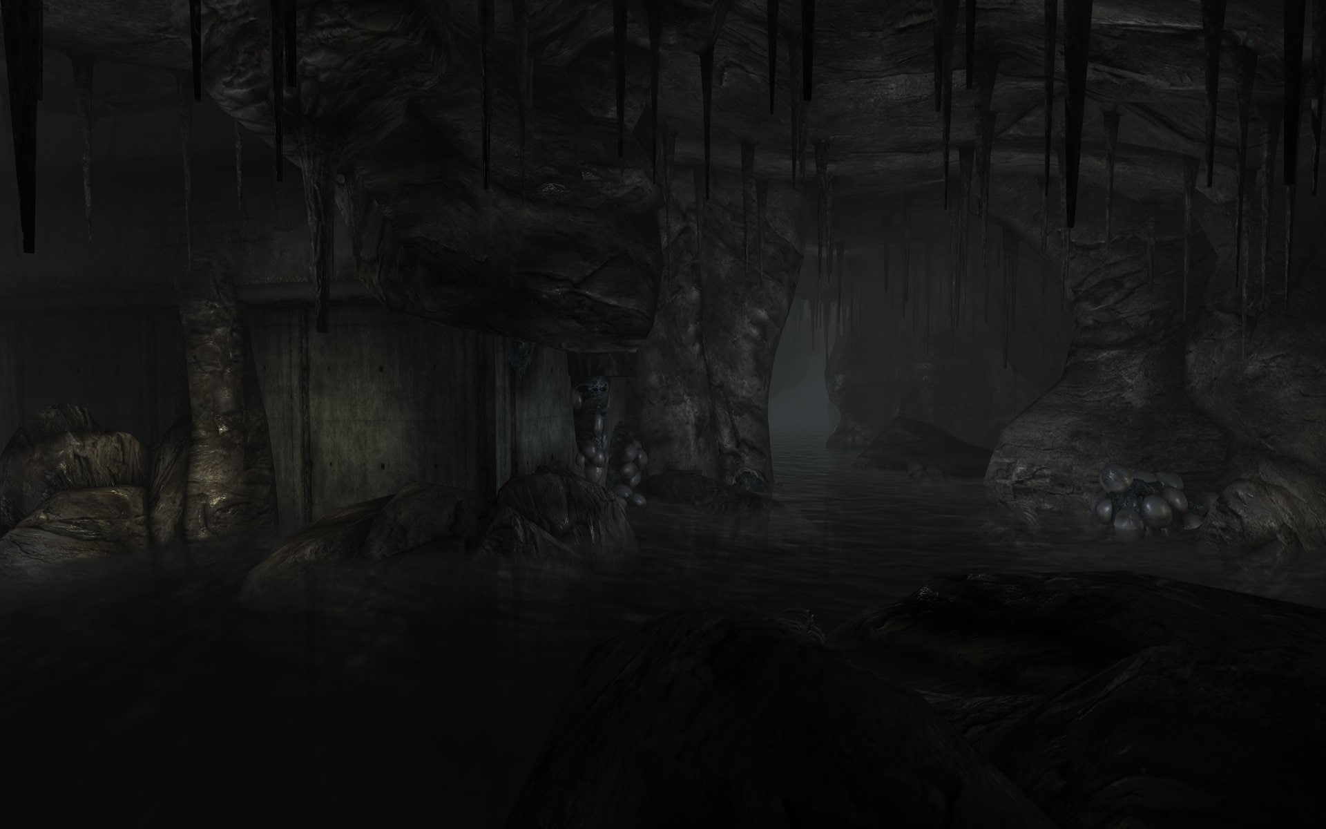1080P, Dark, Cavern, HD Wallpaper