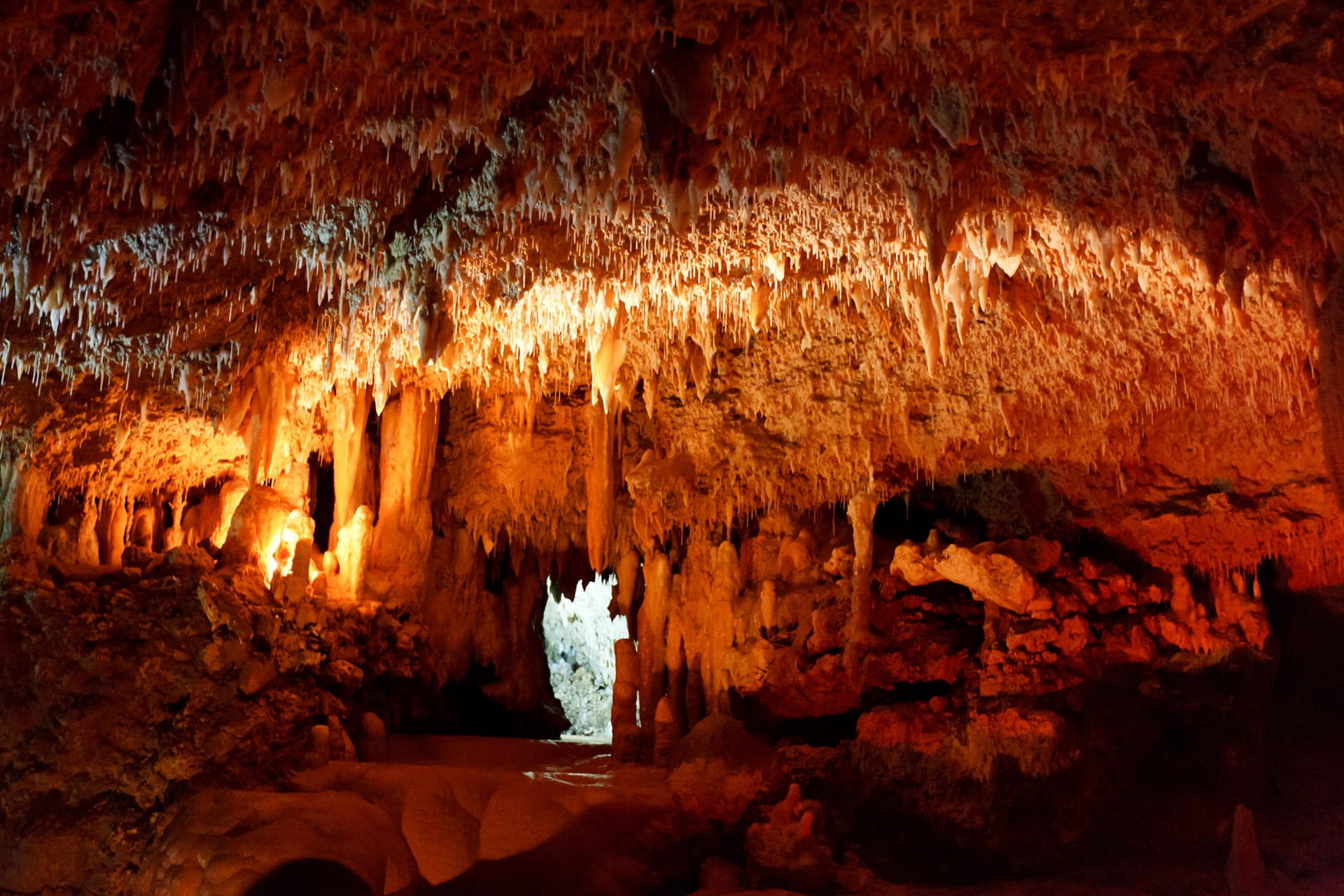 red, nature, textured, Dark, illuminated, limestone, rock formation, Cave, stone, Geology, beauty in nature, yellow, indoors, across, eroded, underground, HD Wallpaper