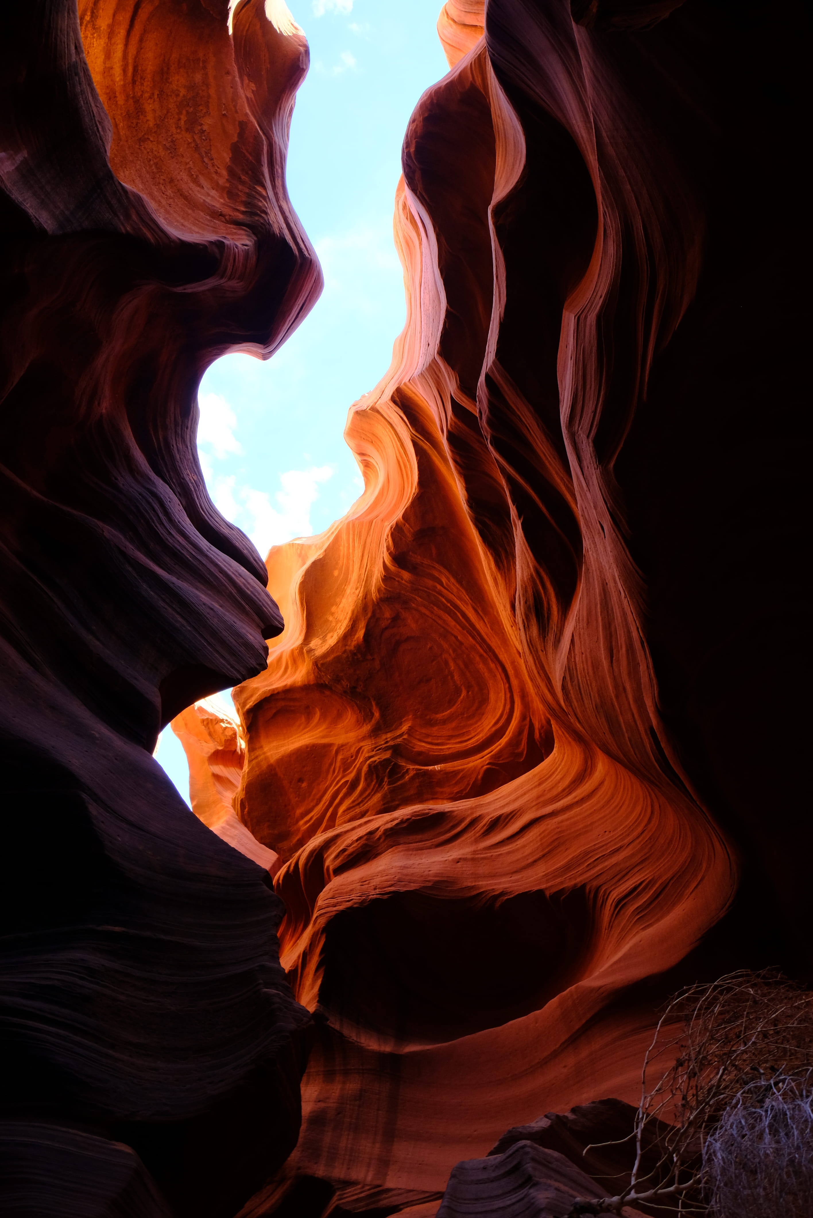outdoors, yellow, slot Canyon, cave, red, mountain, dark, smooth rock, beauty In Nature, sand, antelope Canyon, sandstone, nature, canyon, rock - Object, Phone HD Wallpaper