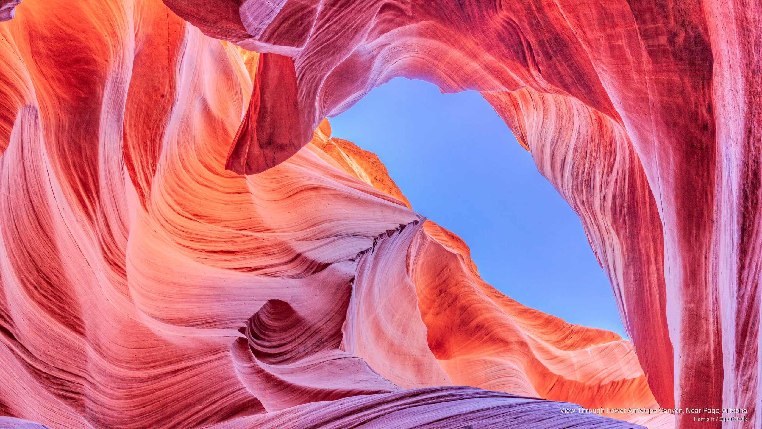 antelope, arizona, Nature, page, near, canyon, lower, 2K, view, HD Wallpaper