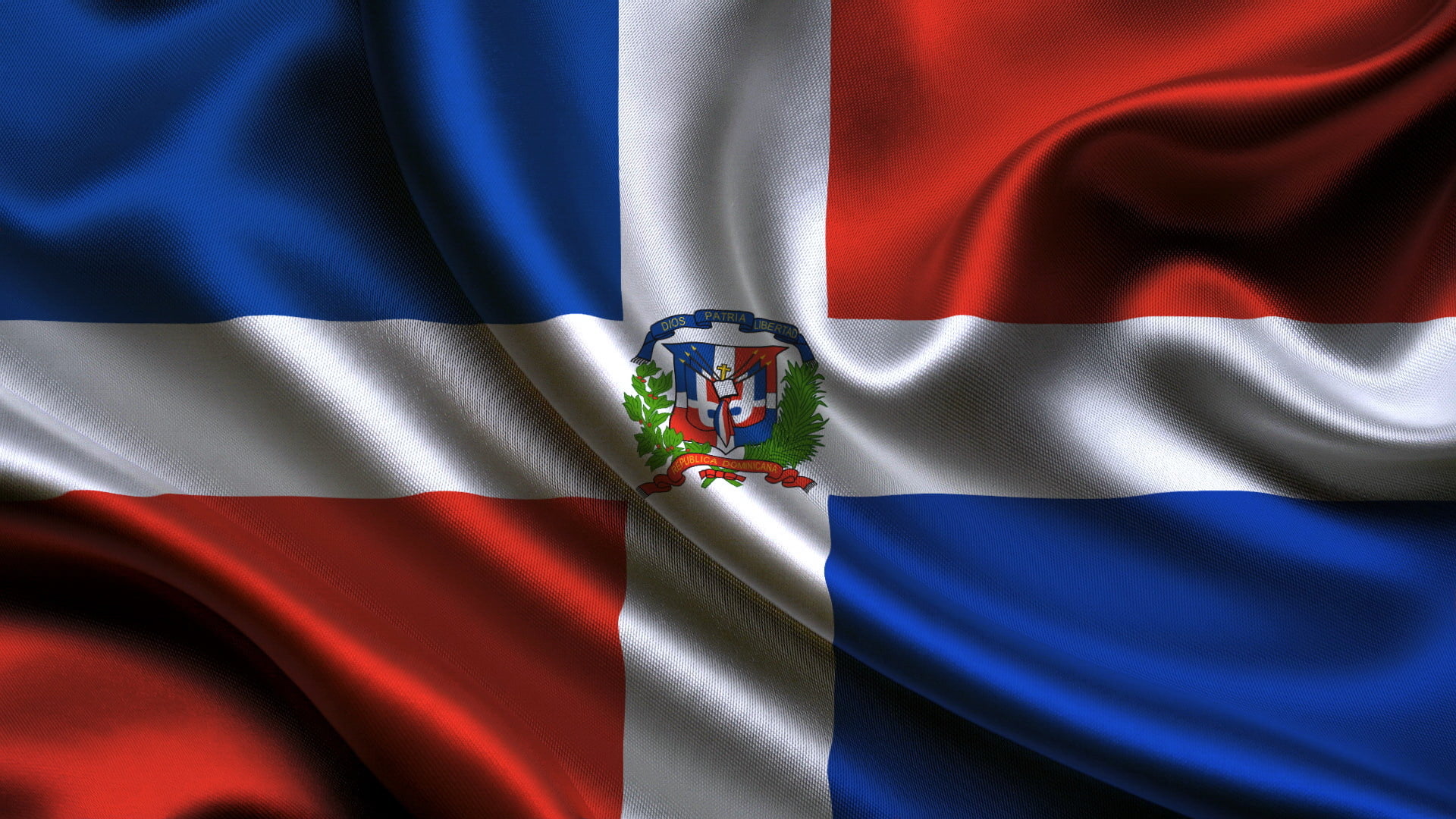 red, striped, silk, indoors, studio shot, illustration, dominican republic, national Landmark, ripple, white color, rippled, success, patriotism, flying, HD Wallpaper