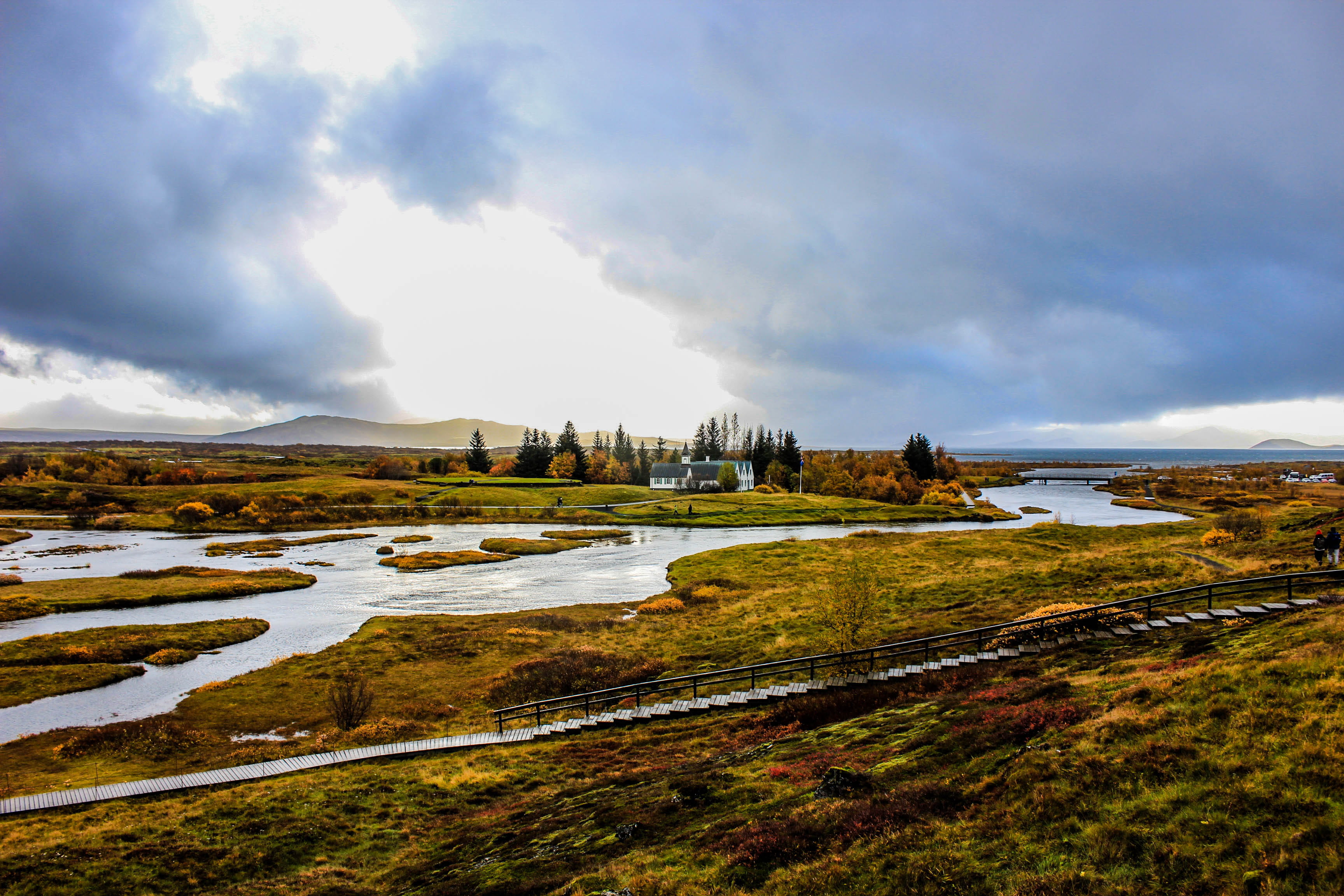 forest, water, non-urban scene, wilderness, lake, no people, beauty in nature, trees, tranquil scene, plant, 2K, cloud - sky, environment, vatnajökull national park, HD Wallpaper