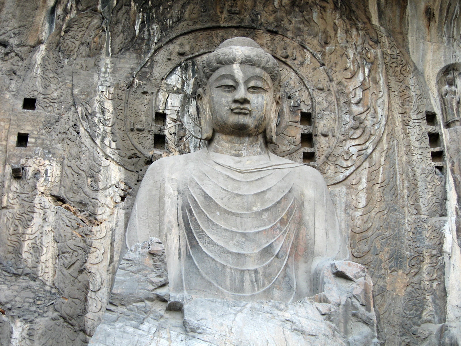 statue, male likeness, history, ancient civilization, human representation, buddha, creativity, gautama, 720P, drips, architecture, art and craft, the past, HD Wallpaper