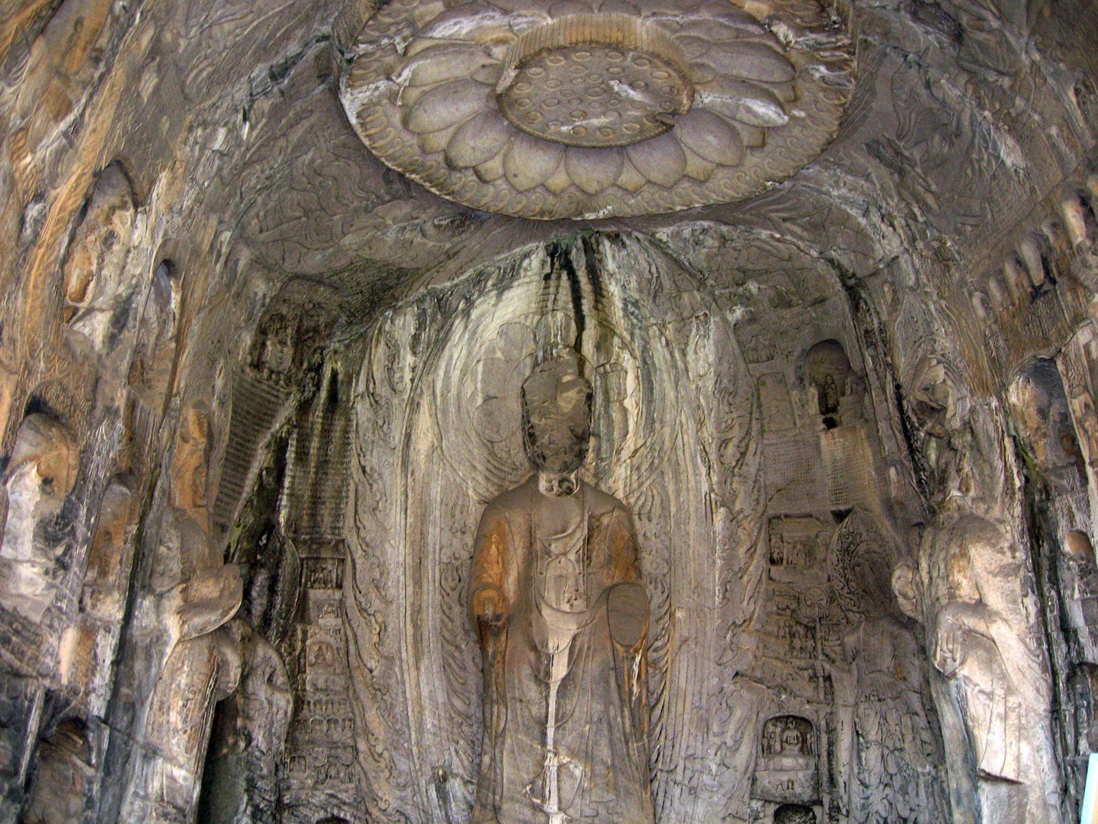 spirituality, male likeness, figure, temple - Building, concrete, building, place of worship, cultures, shape, cave, ancient, stone Material, architecture, HD Wallpaper