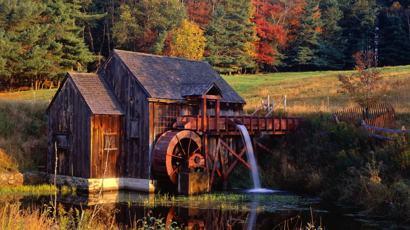 Man Made, Watermill, 720P, HD Wallpaper