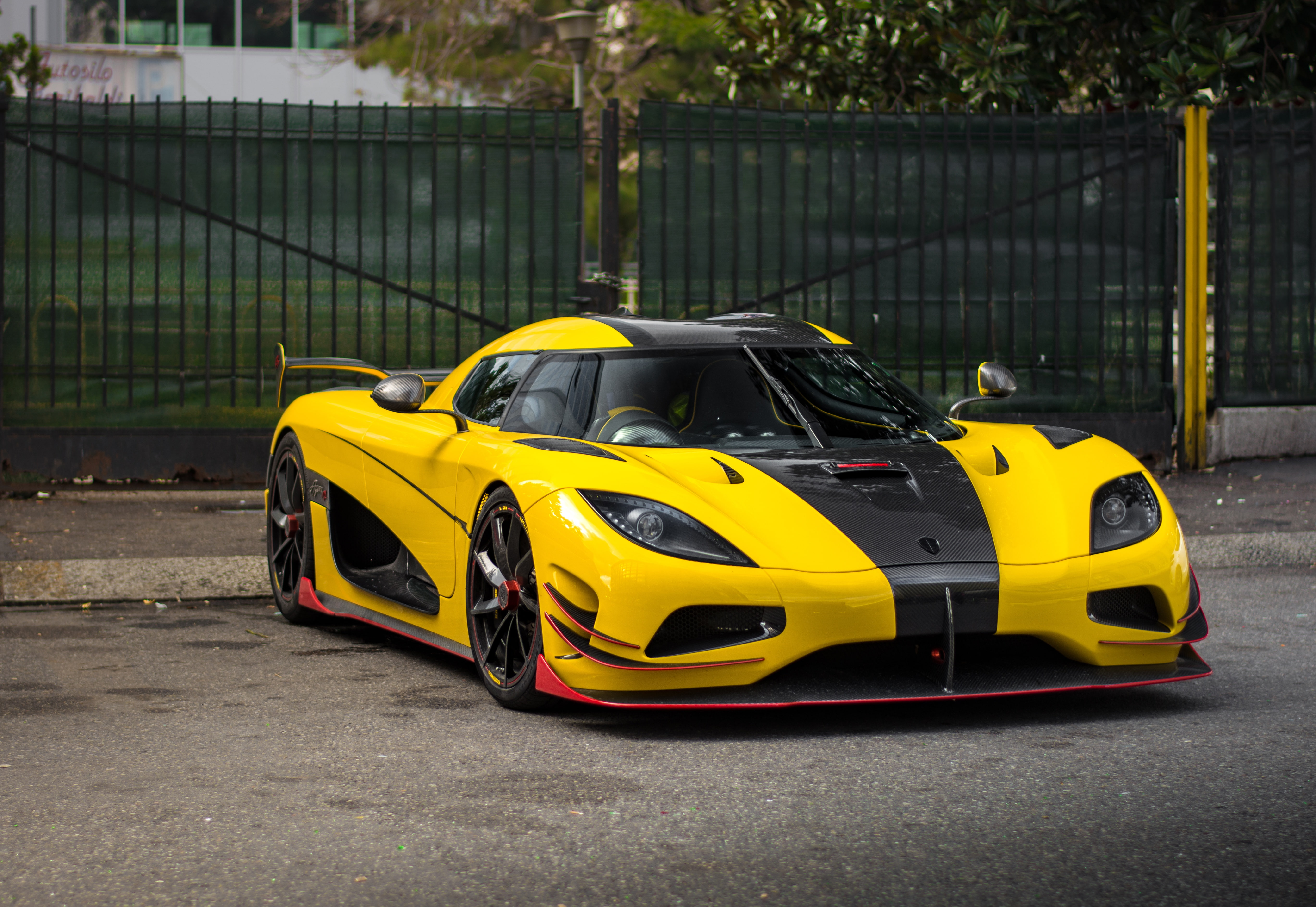 5K, Yellow, Agera, Koenigsegg, HD Wallpaper