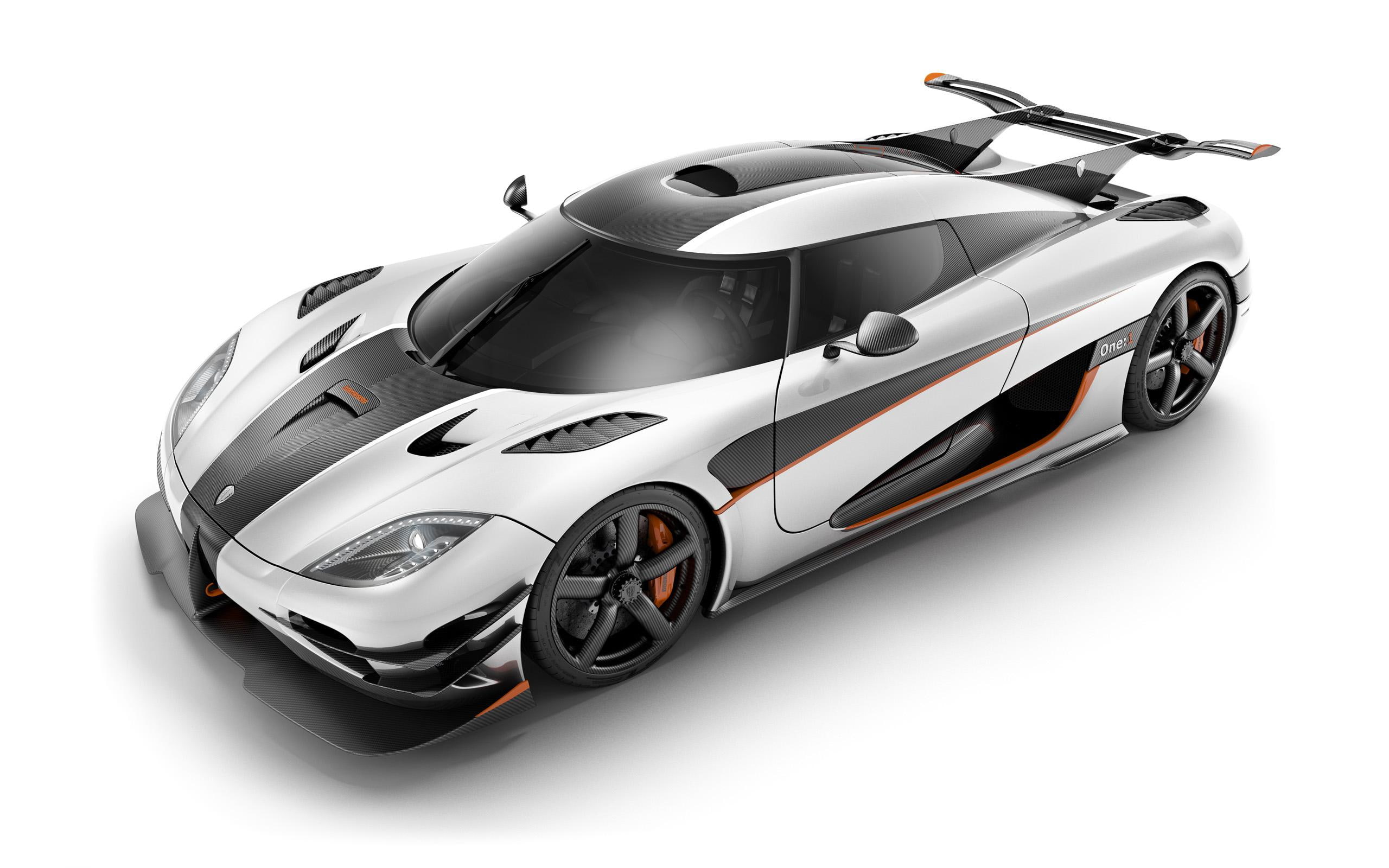 2K, cars, white, koenigsegg, 2014, agera, black, one, HD Wallpaper
