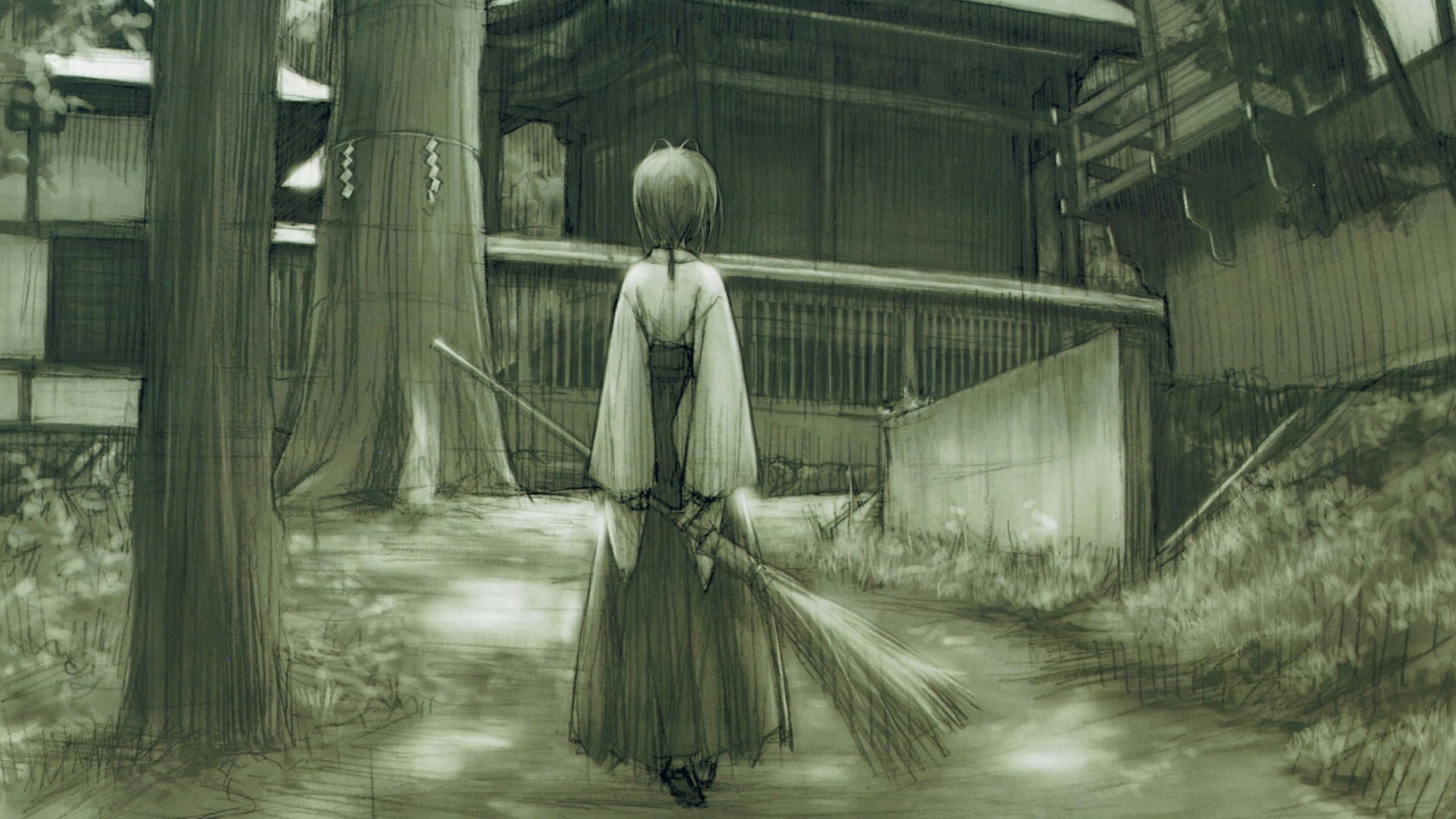 hd, miko, art, 1080P, yosuga, x, anime, Yosuga no Sora, sora, akira, HD Wallpaper