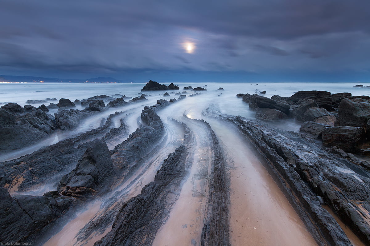 landscape, vizcaya, nature, shoreline, shore, top, sea, view, mountain, dawn, rocky mountain, barrika, rocky, bizkaia, euskadi, 480P, argia, coast, flysch, HD Wallpaper