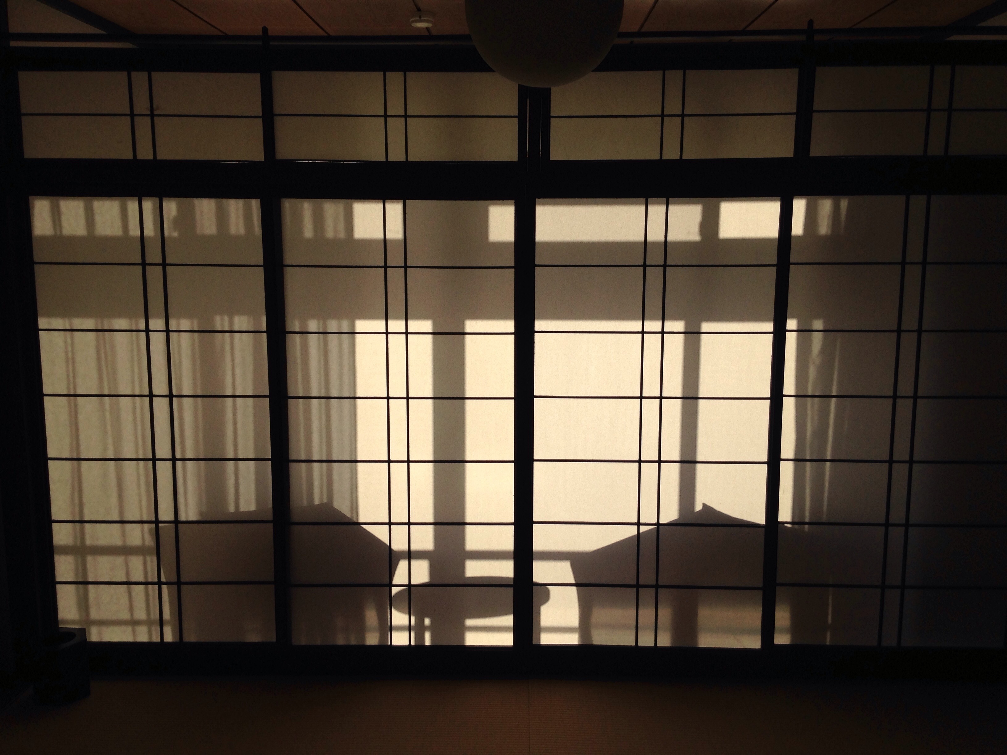 silhouette, day, hotel, nature, indoors, built structure, lighting equipment, window, no people, transparent, shape, pattern, asia, traditional, evening, HD Wallpaper