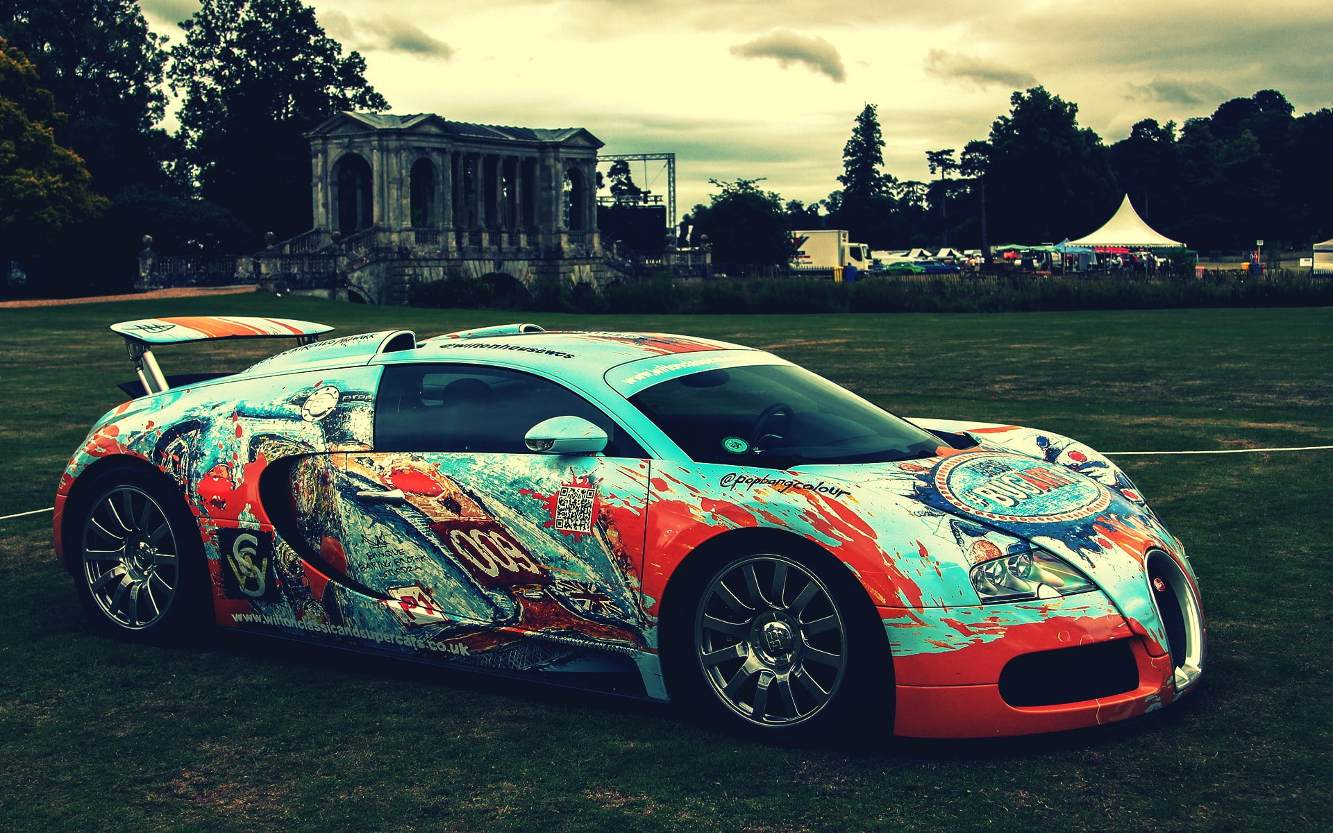 filter, car, 1080P, Bugatti Veyron, HD Wallpaper