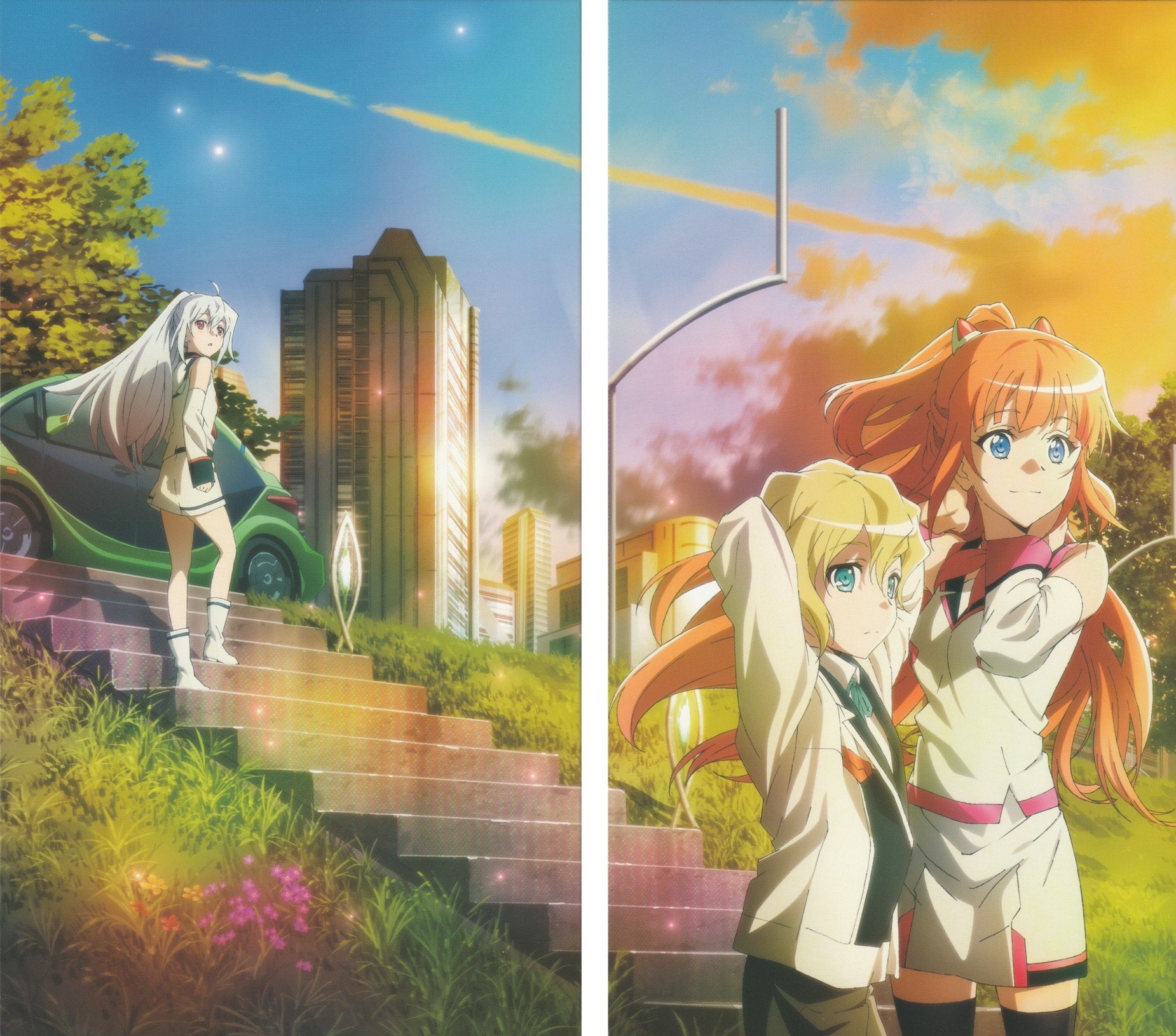 creativity, 720P, sculpture, nature, childhood, women, child, architecture, females, day, outdoors, built structure, art and craft, plastic memories isla kinushima michiru, HD Wallpaper