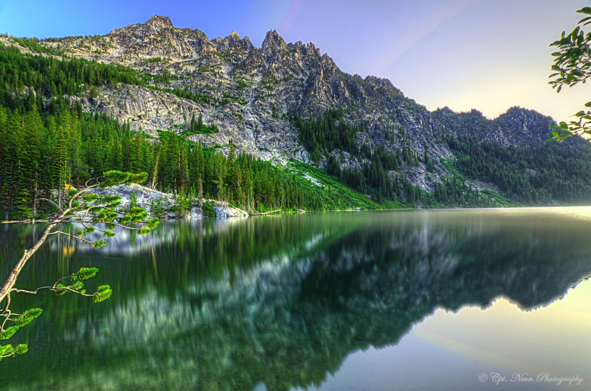 calmness, morning, crystal, water, greenery, nature, early, 1080P, serenity, clear, temple, mirrored, rocks, HD Wallpaper