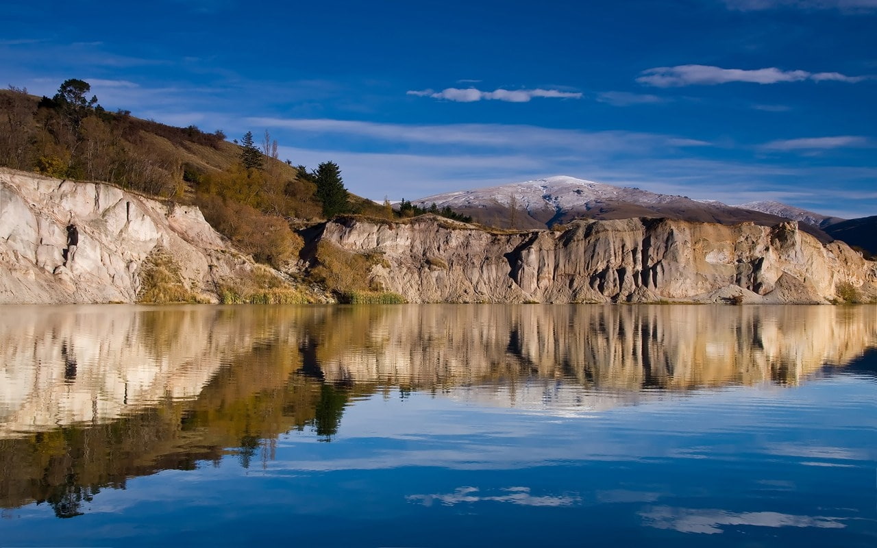 zealand, new zealand, morning, hd, 720P, st, mountains, st bathans, early, bathans, new, nature, HD Wallpaper